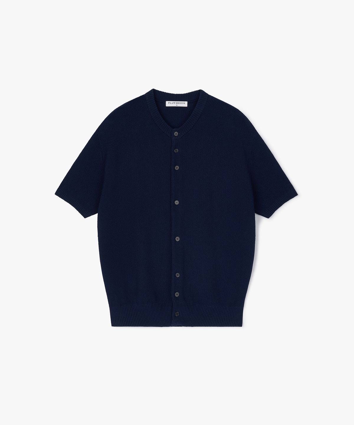 플로즈룸(FLAWSROOM) Amalfi Cotton Half Cardigan NAVY