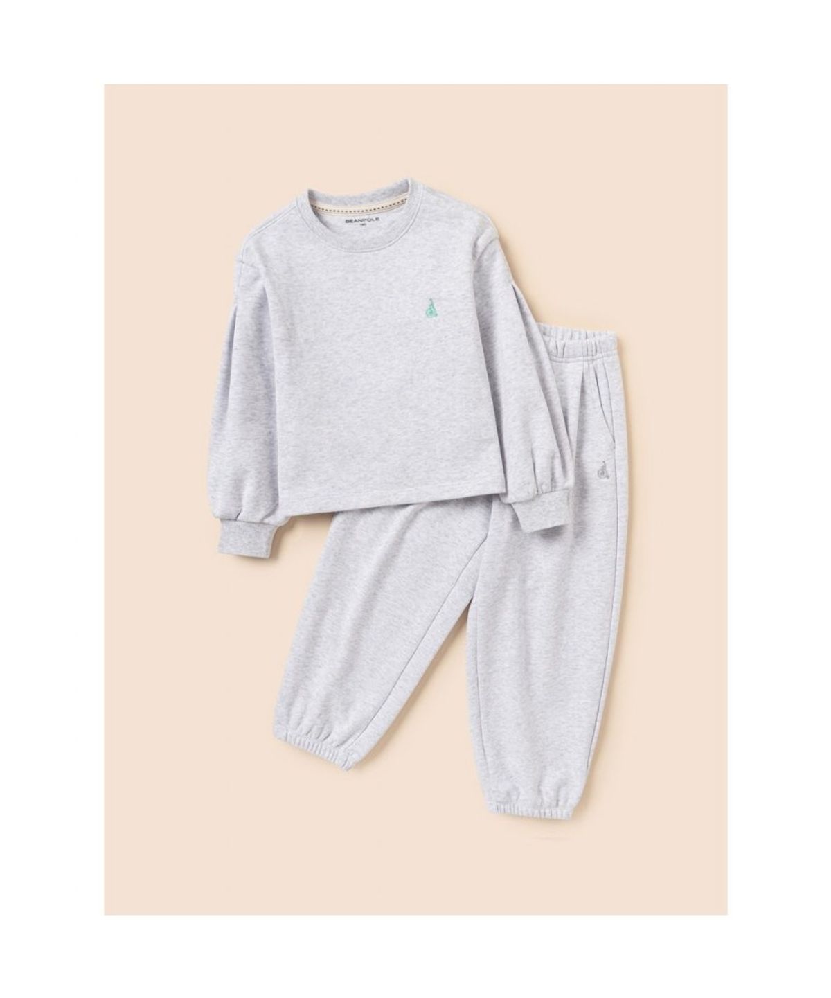 빈폴 키즈(BEANPOLE KIDS) 여아 빙키 그래픽 포인트 상하세트  그레이 (BI6141G053)