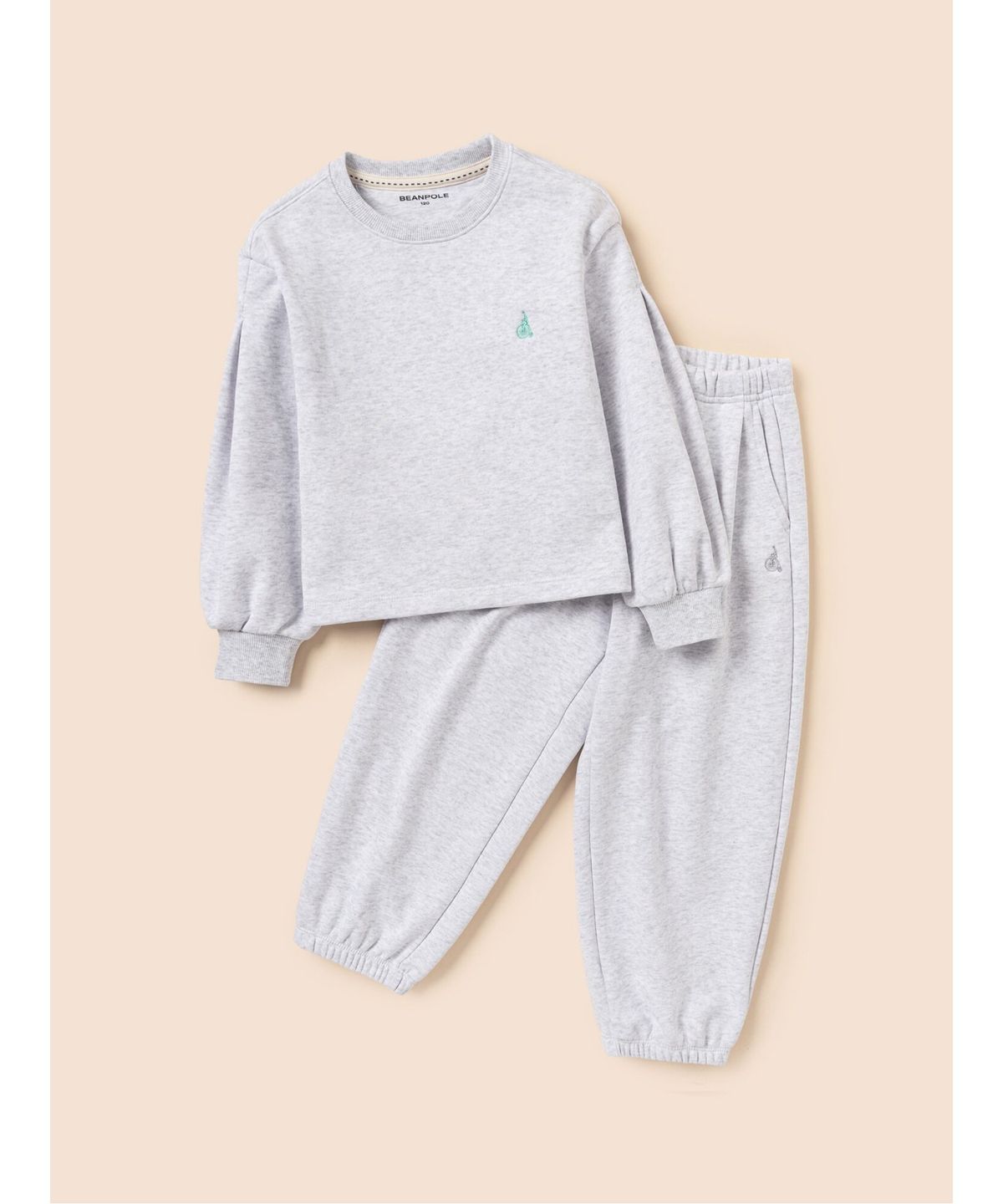 빈폴 키즈(BEANPOLE KIDS) 여아 빙키 그래픽 포인트 상하세트  그레이 (BI6141G053)