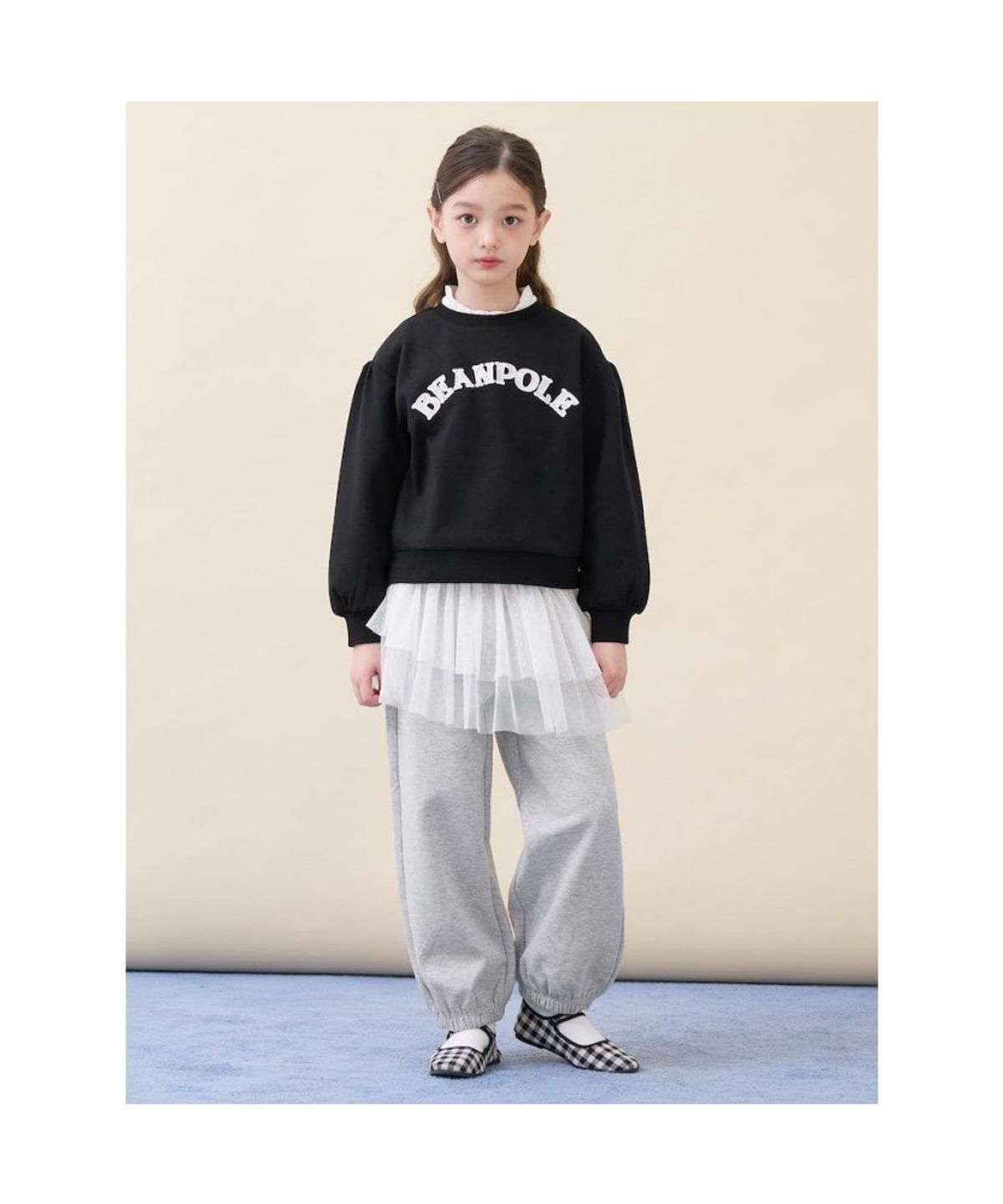 빈폴 키즈(BEANPOLE KIDS) 여아 샤스커트 팬츠  그레이 (BI6121G043)