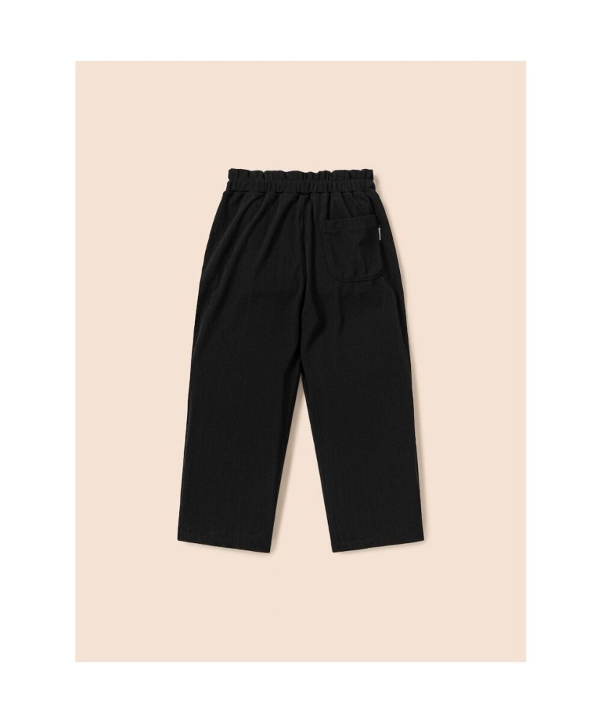 빈폴 키즈(BEANPOLE KIDS) 여아 골지 여아 와이드 팬츠  블랙 (BI6121G055)