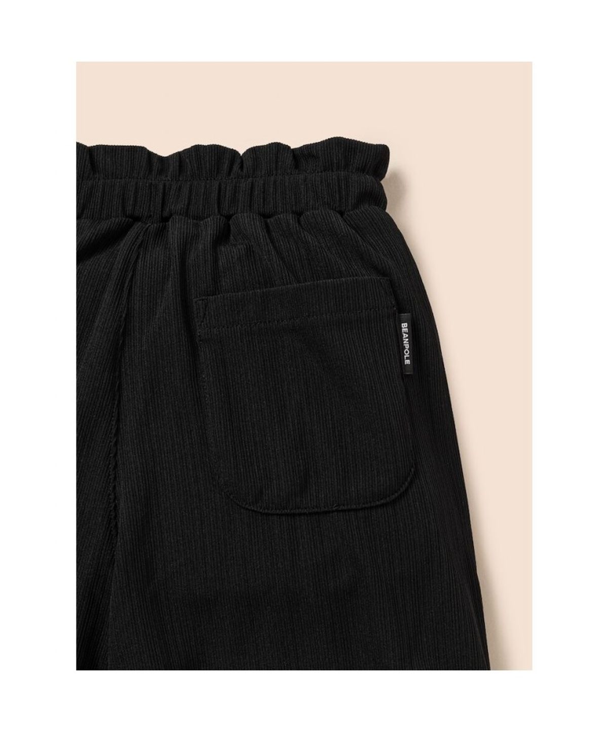빈폴 키즈(BEANPOLE KIDS) 여아 골지 여아 와이드 팬츠  블랙 (BI6121G055)