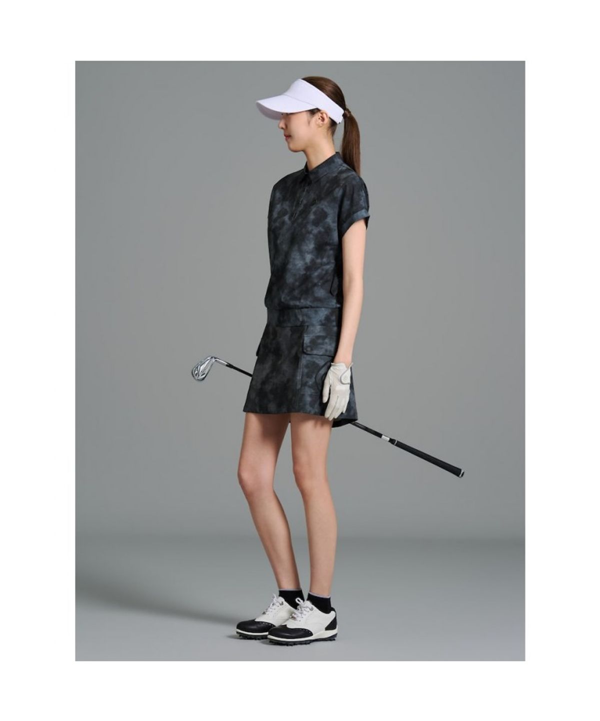 빈폴골프(BEANPOLE GOLF) [B_under] 여성 클라우디 패치 포켓 A라인 큐롯 - 애쉬