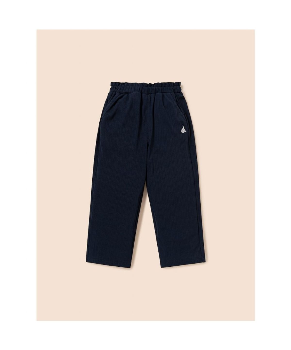 빈폴 키즈(BEANPOLE KIDS) 여아 골지 여아 와이드 팬츠  네이비 (BI6121G05R)