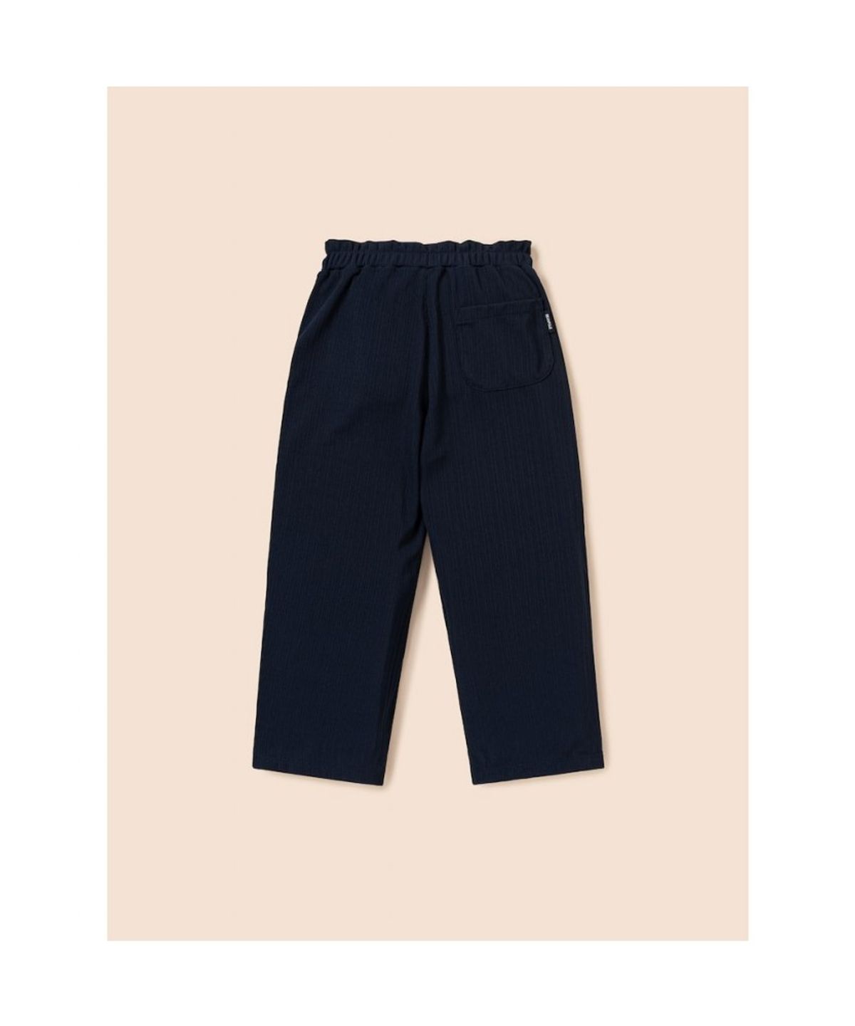 빈폴 키즈(BEANPOLE KIDS) 여아 골지 여아 와이드 팬츠  네이비 (BI6121G05R)
