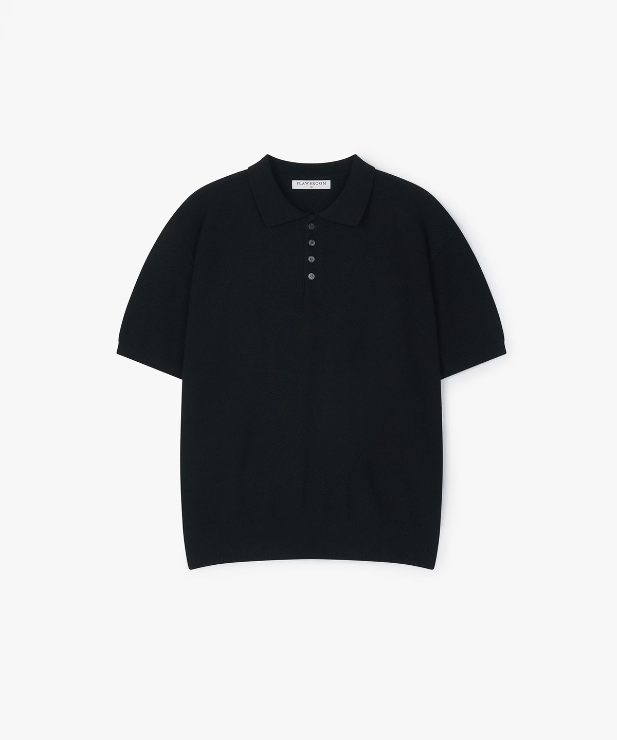 플로즈룸(FLAWSROOM) Pure Cotton Collar Knit 3Color