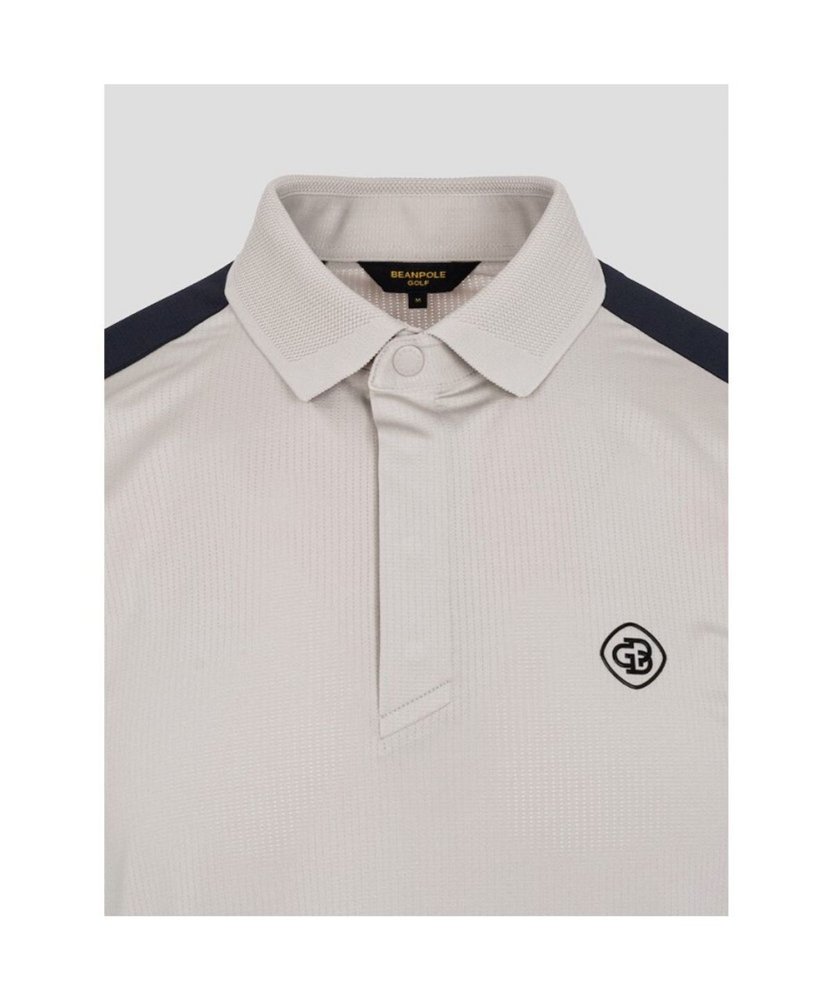 빈폴골프(BEANPOLE GOLF) [B_under] 남성 어깨 컬러 배색 반소매 티셔츠 - 베이지