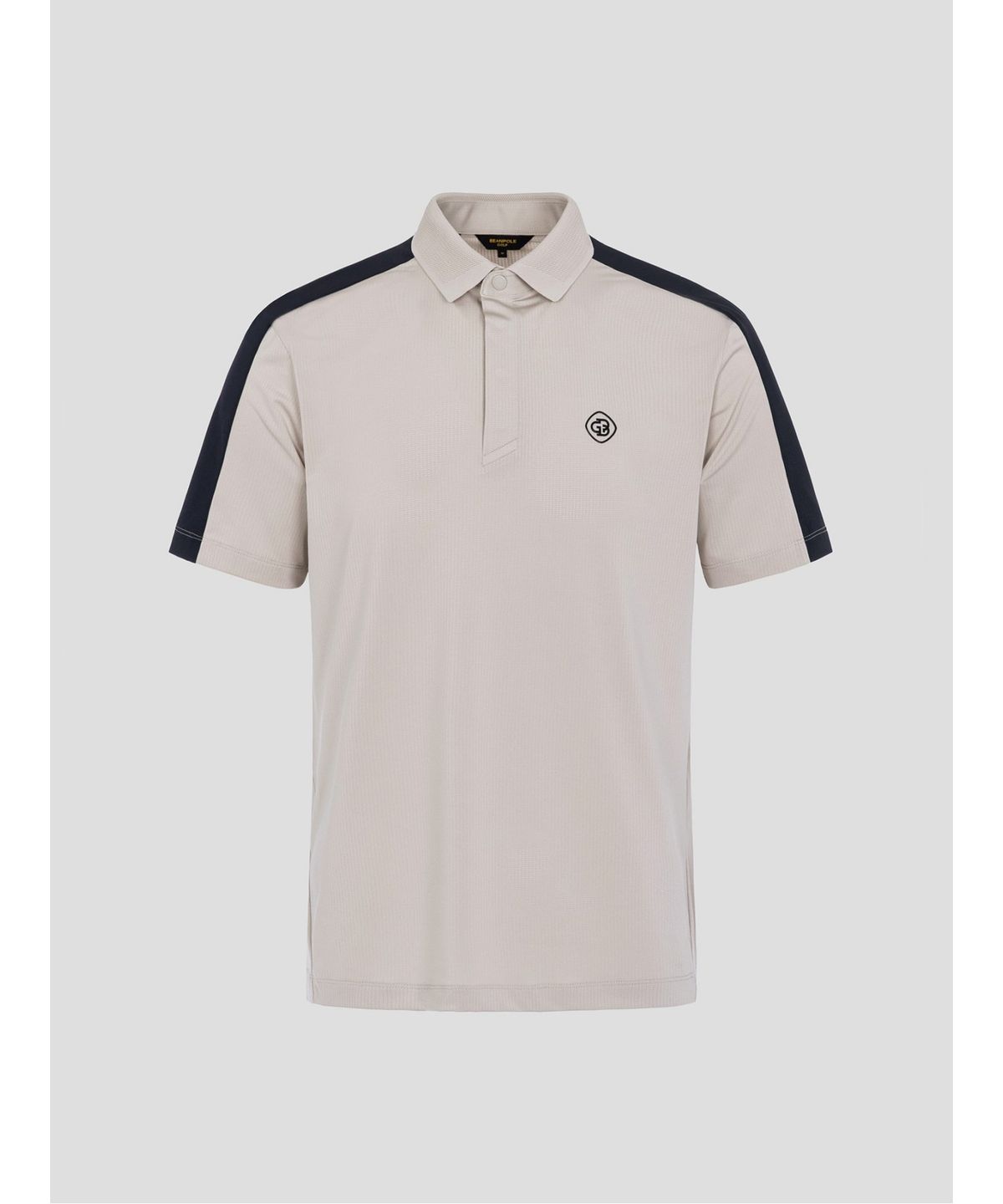 빈폴골프(BEANPOLE GOLF) [B_under] 남성 어깨 컬러 배색 반소매 티셔츠 - 베이지
