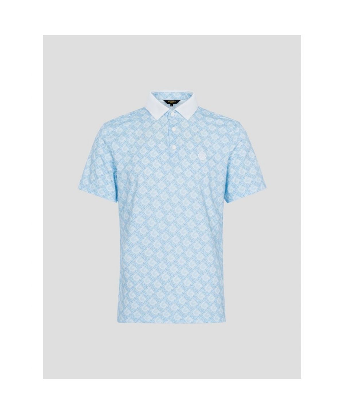 빈폴골프(BEANPOLE GOLF) [B_under] 남성 심볼 패턴 반소매 티셔츠 - 블루