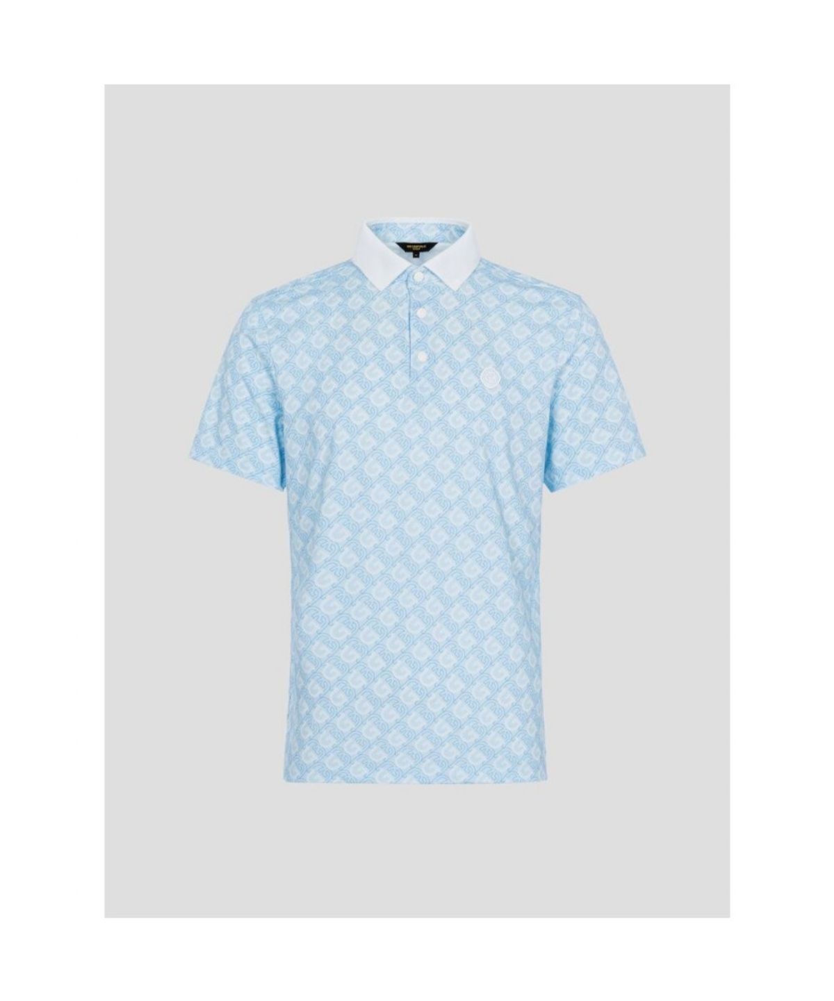 빈폴골프(BEANPOLE GOLF) [B_under] 남성 심볼 패턴 반소매 티셔츠 - 블루