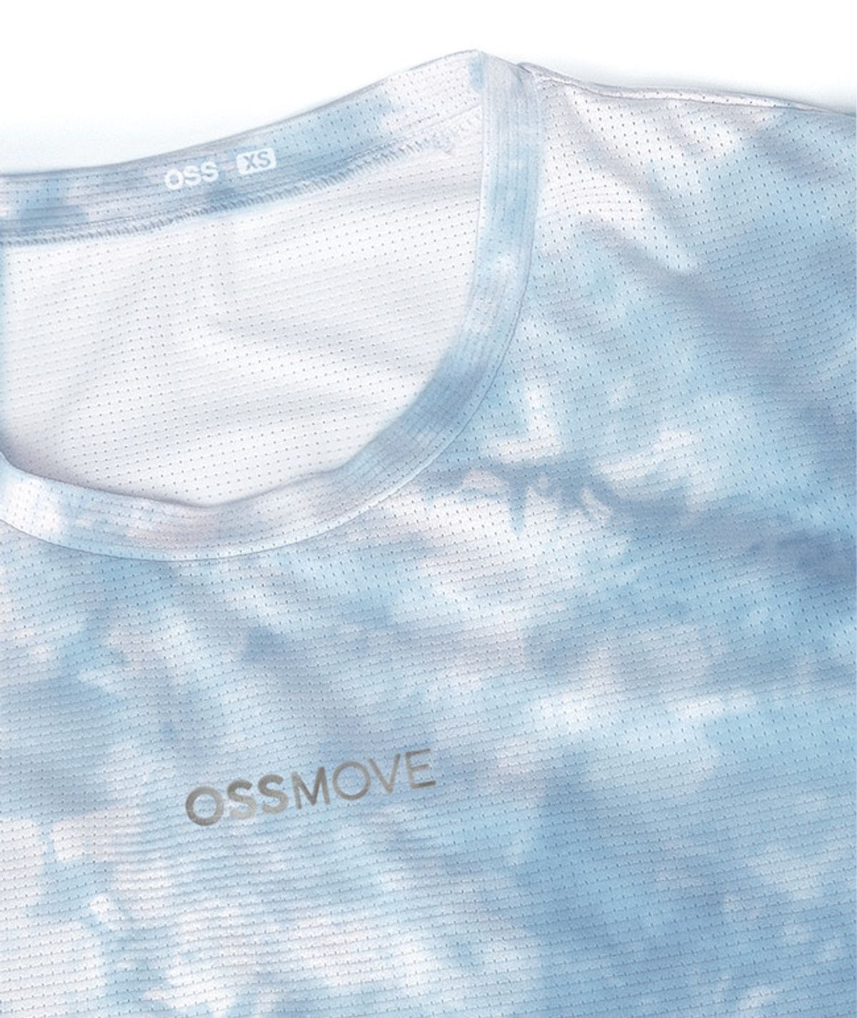 오스무브(OSSMOVE) 크롭 티셔츠/스카이 (여성)