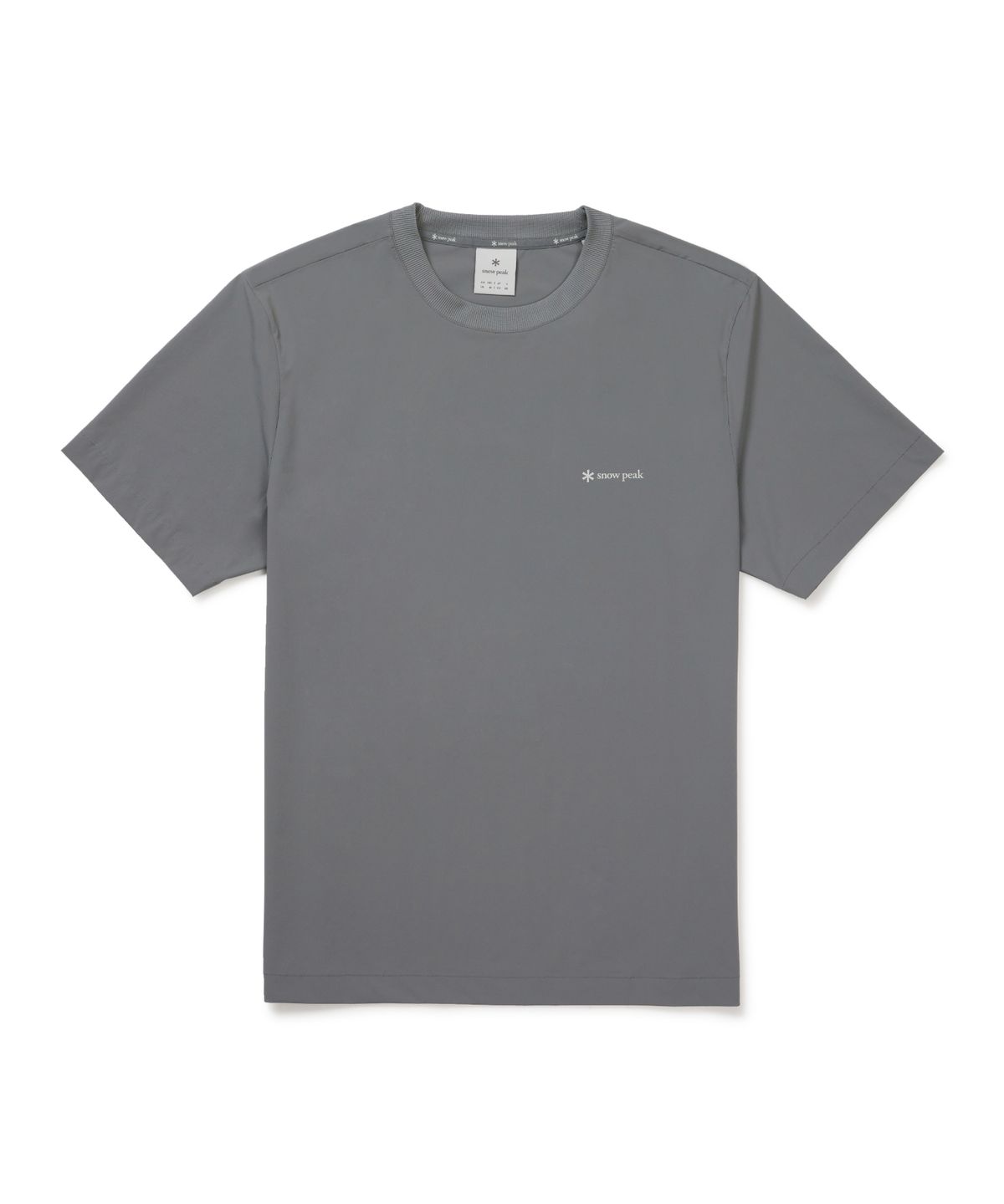 스노우피크 어패럴(SNOWPEAK APPAREL) 아쿠아엑스 냉감 램프 그래픽 반팔 티셔츠 (S26MMPTS88) Dark Gray