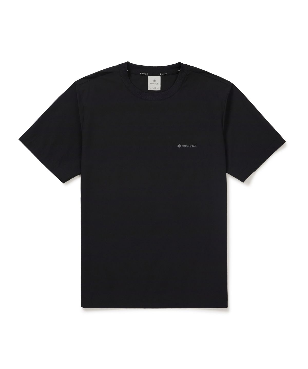 스노우피크 어패럴(SNOWPEAK APPAREL) 아쿠아엑스 냉감 램프 그래픽 반팔 티셔츠 (S26MMPTS88) Black