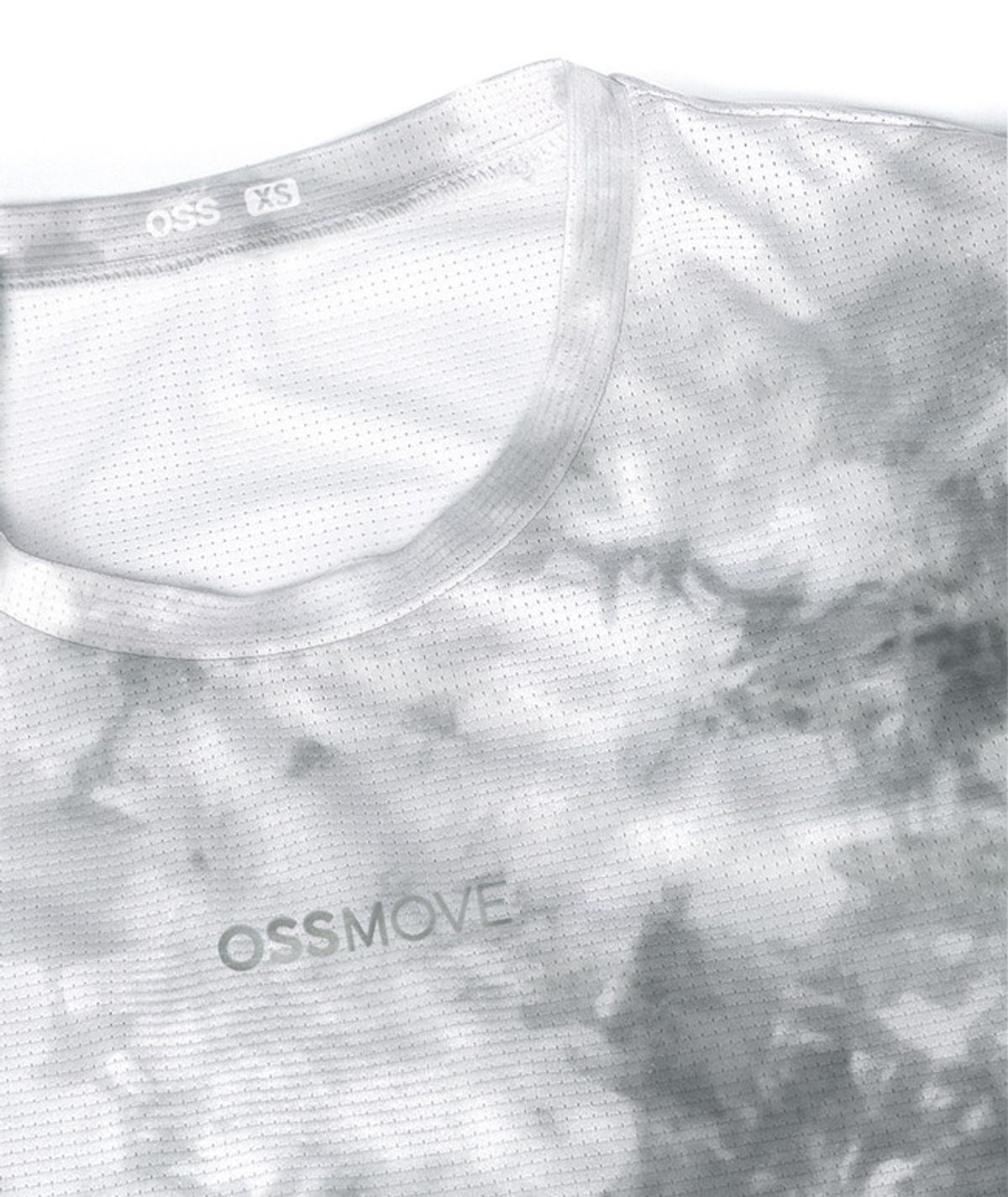 오스무브(OSSMOVE) 크롭 티셔츠/화이트 (여성)