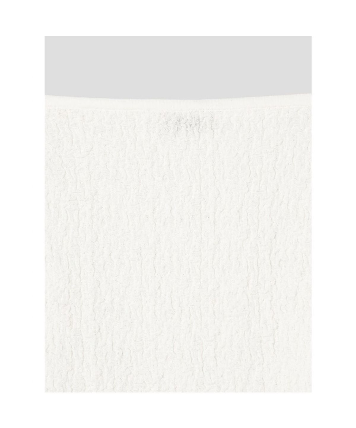 앙개(ANGGAE) Textured Tube Top  White