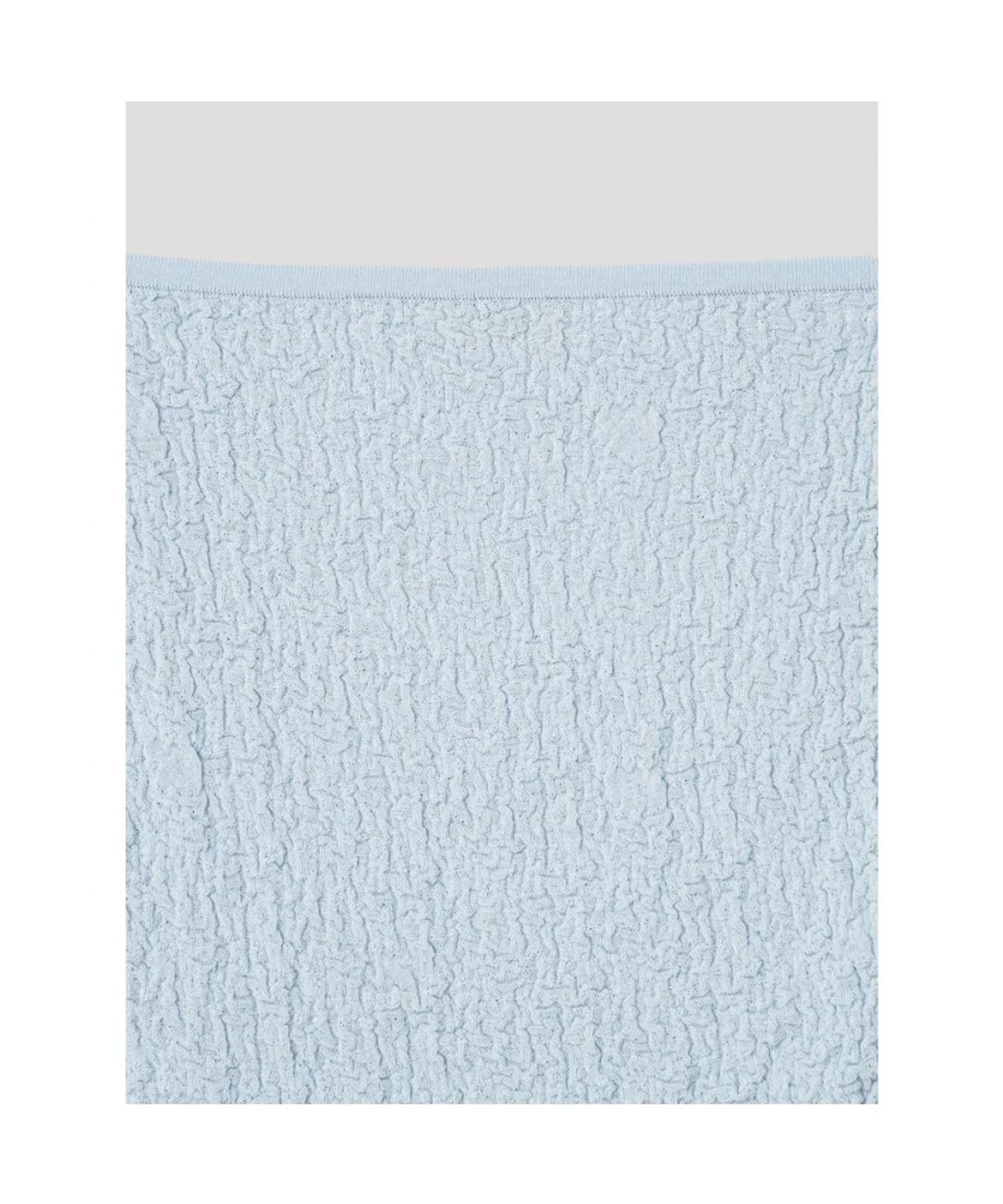 앙개(ANGGAE) Textured Tube Top  Blue