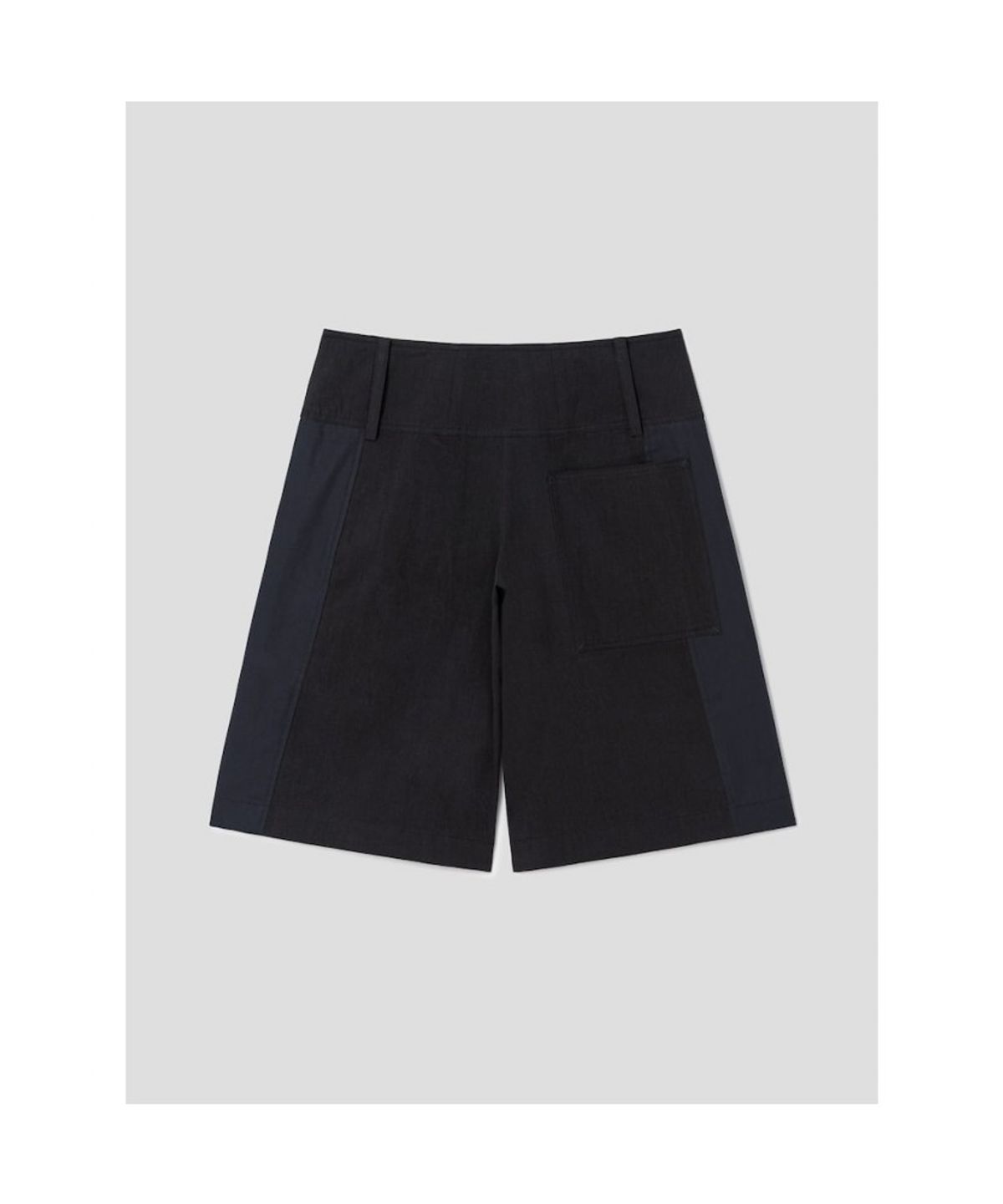 앙개(ANGGAE) Panel Bermuda  Black