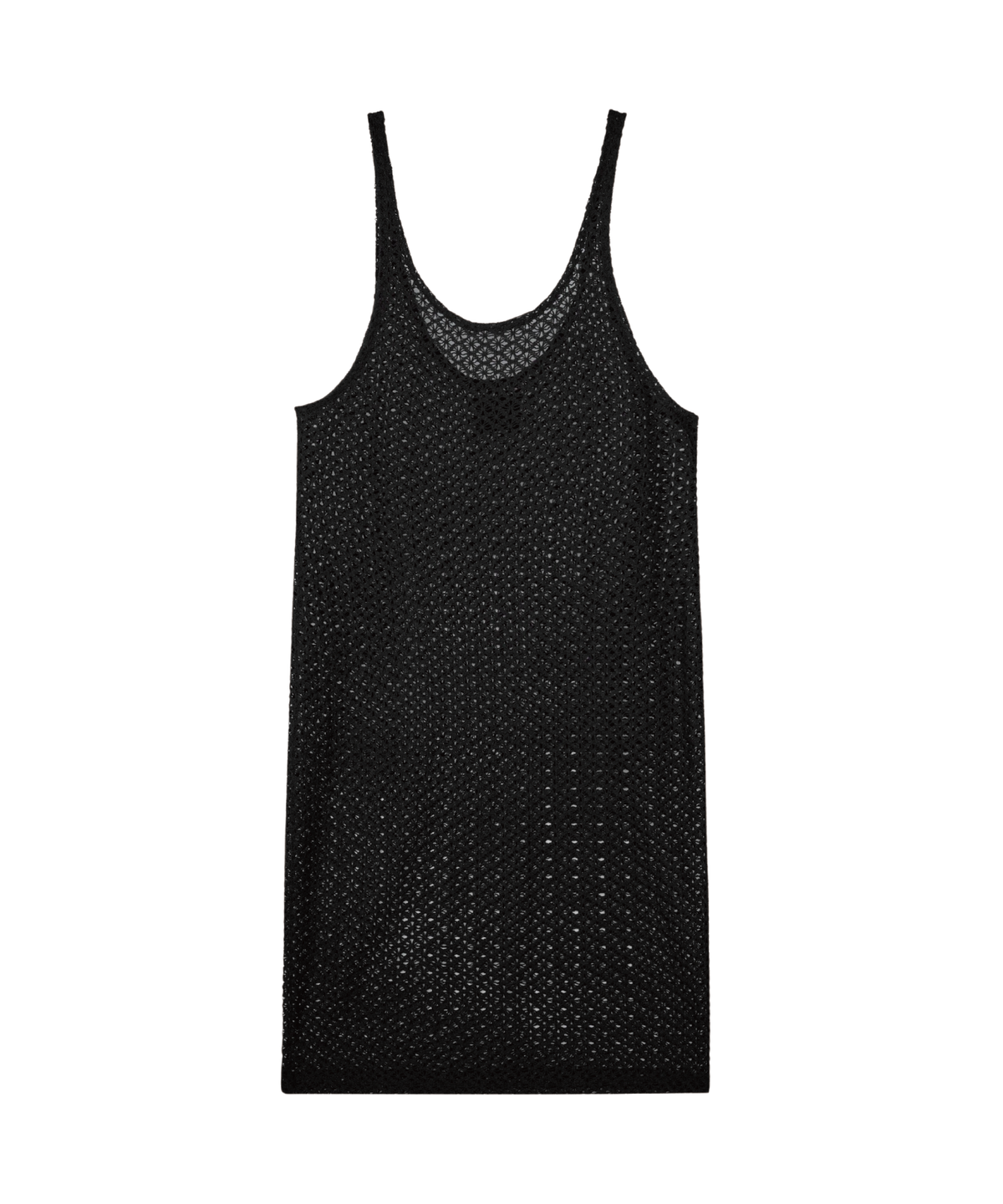 구월십일(GUWOLSIBIL) LACE SEE-THROUGH LONG DRESS BLACK