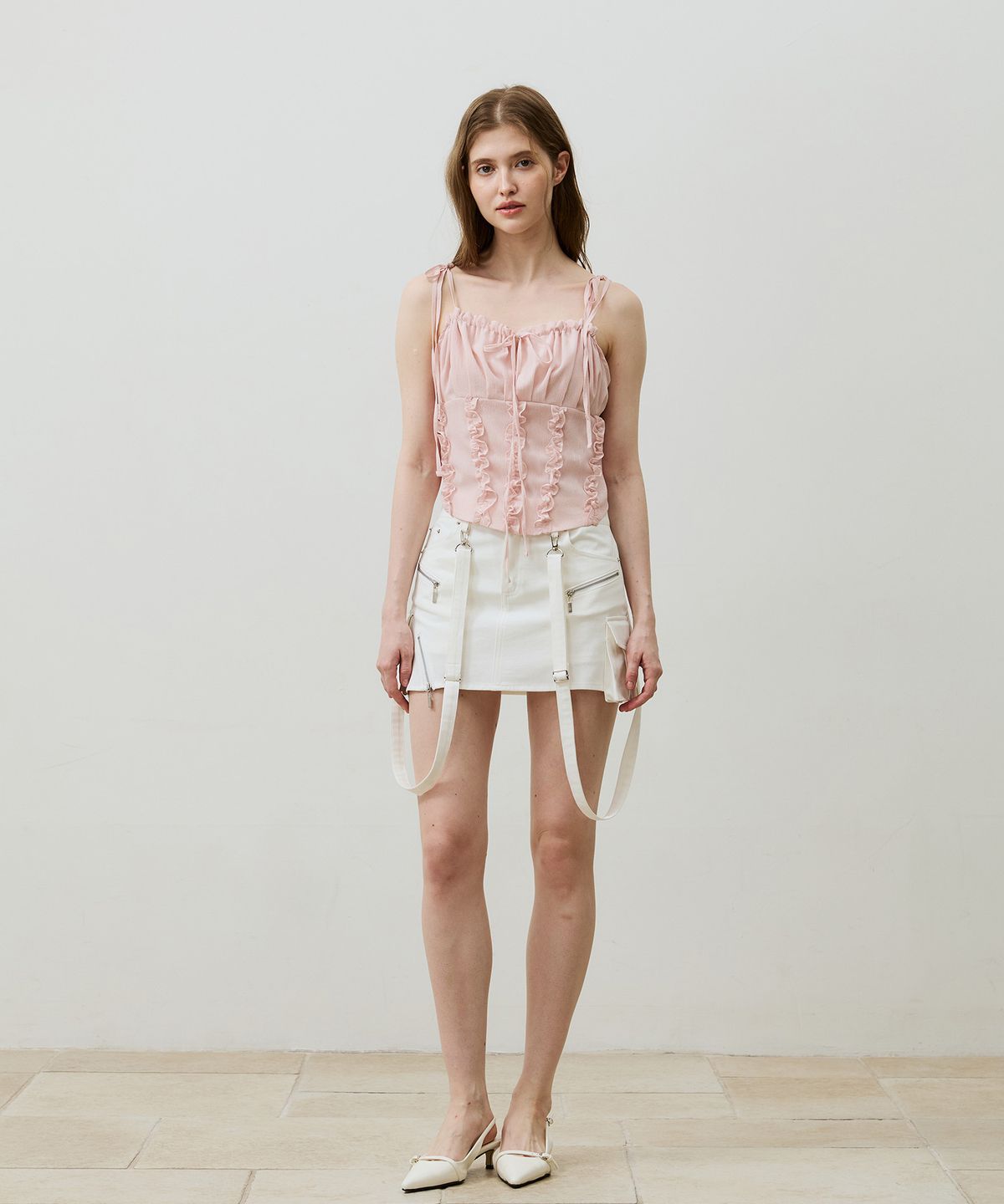 아리킴(ARIKIM) BELLA MINI SKIRT PANTS / WHITE