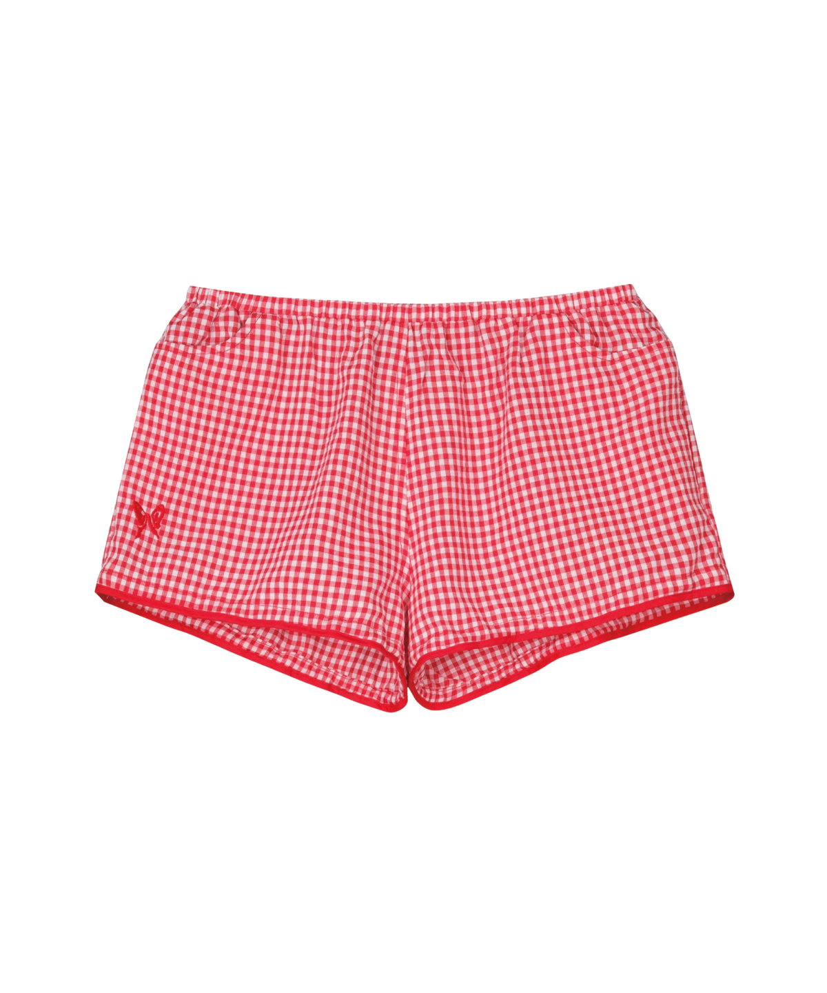 구월십일(GUWOLSIBIL) CHECK PUMP SHORT PANTS RED