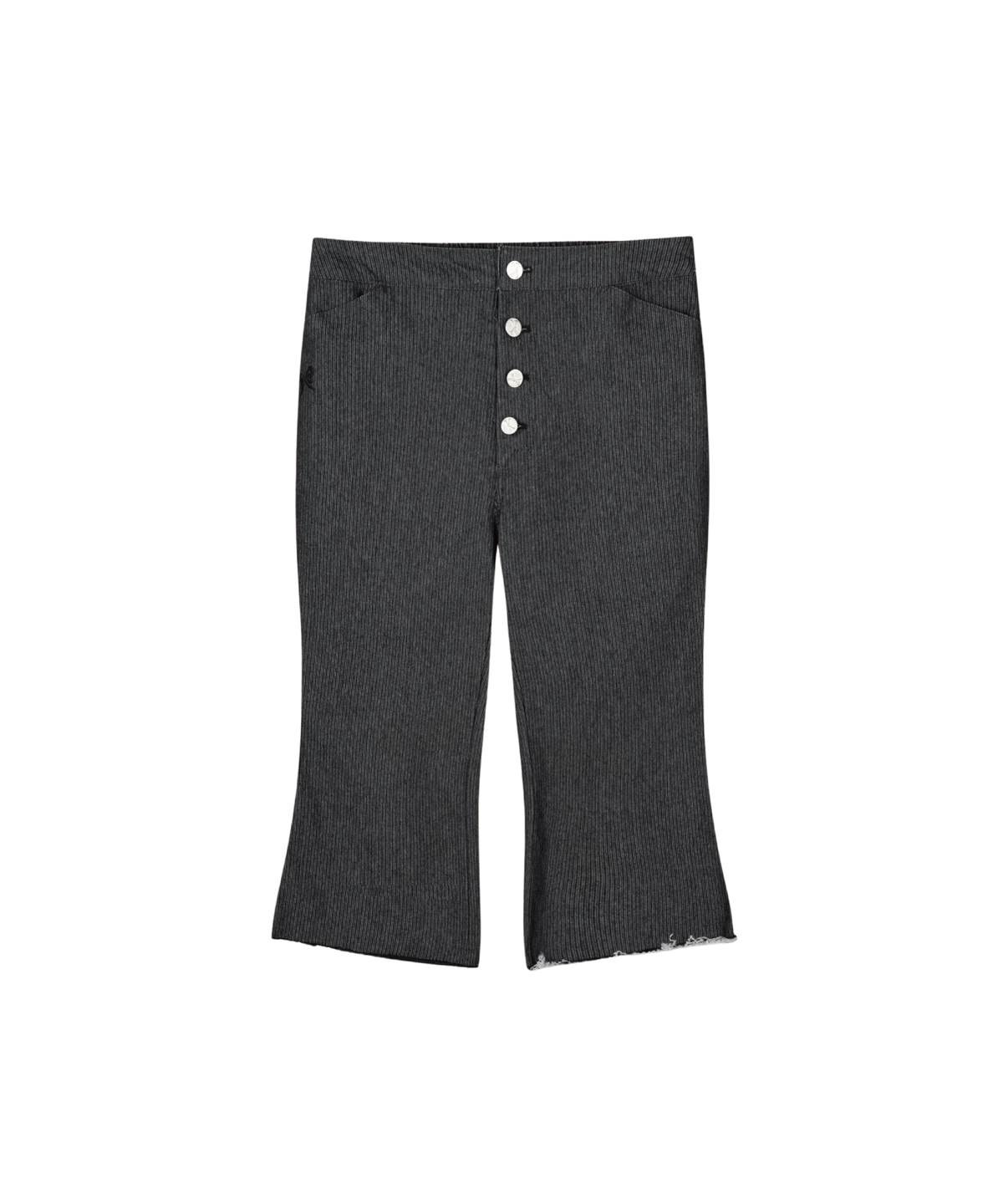 구월십일(GUWOLSIBIL) THREE-QUARTER BOOTCUT JEANS BLACK