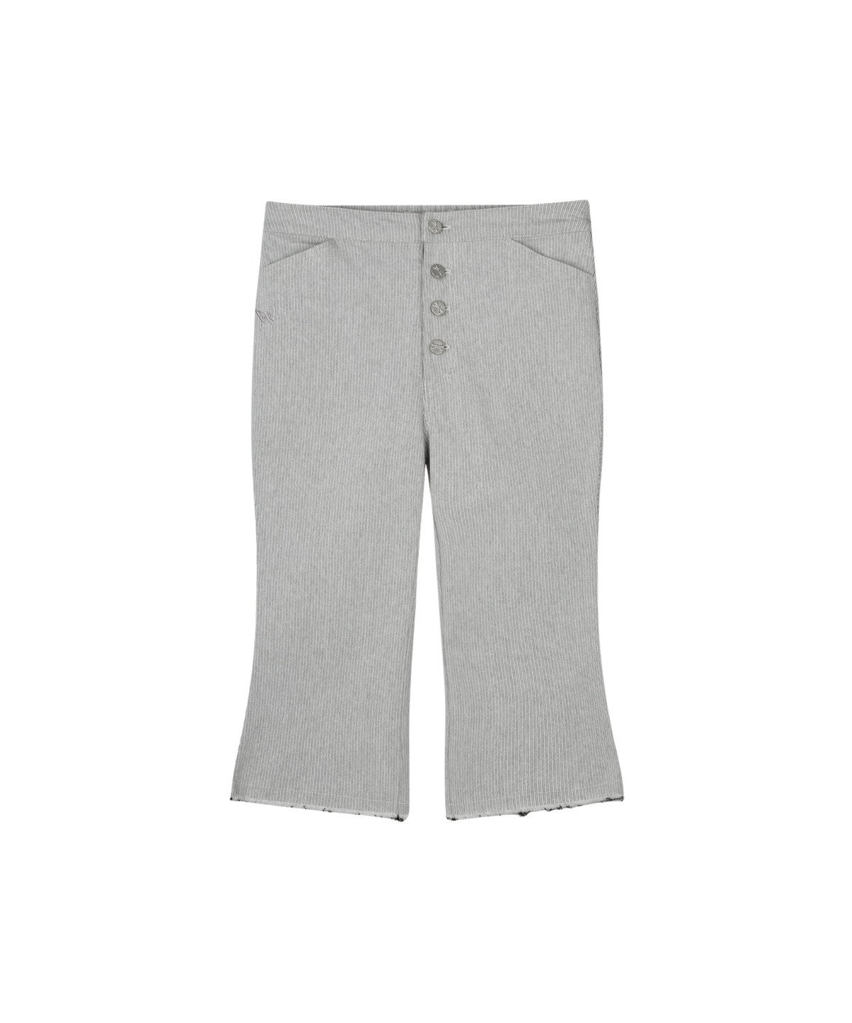 구월십일(GUWOLSIBIL) THREE-QUARTER BOOTCUT JEANS LIGHT GREY