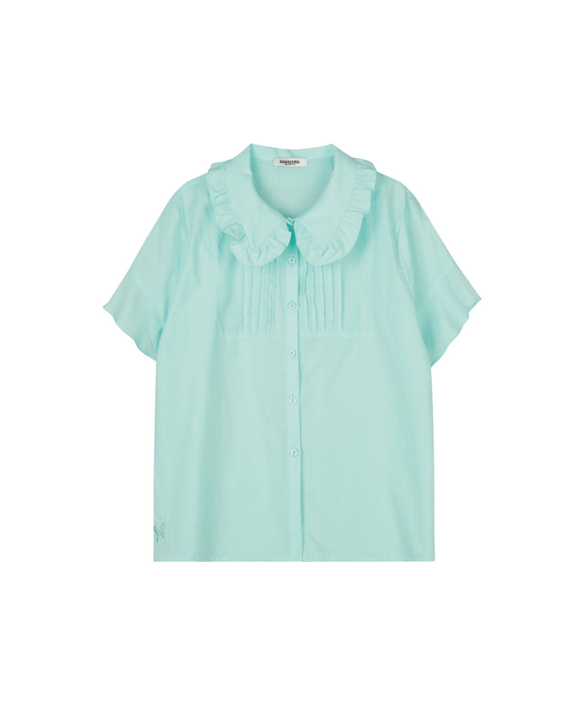 구월십일(GUWOLSIBIL) BOHEMIAN ACCORDION SHIRT MINT