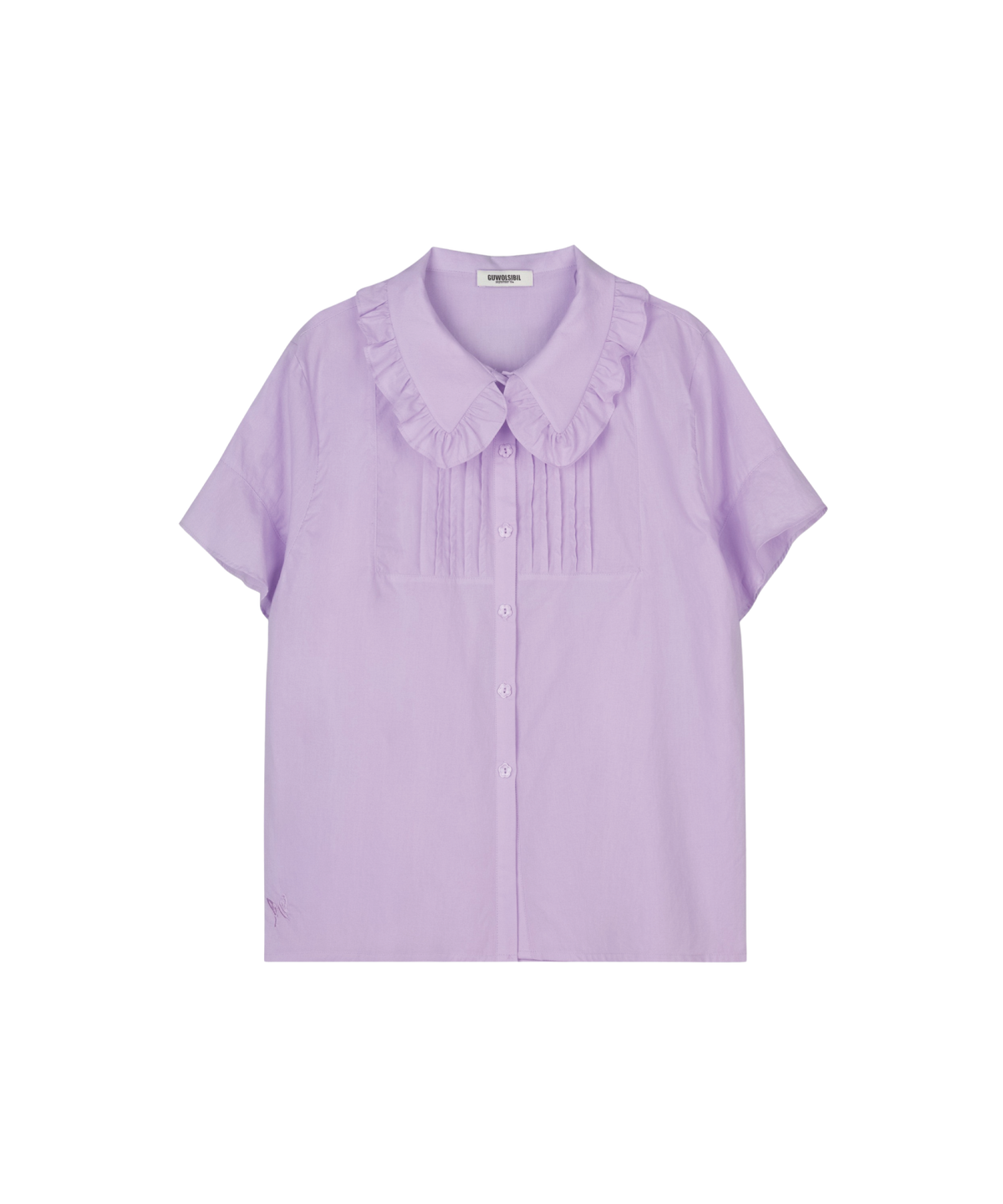 구월십일(GUWOLSIBIL) BOHEMIAN ACCORDION SHIRT PURPLE