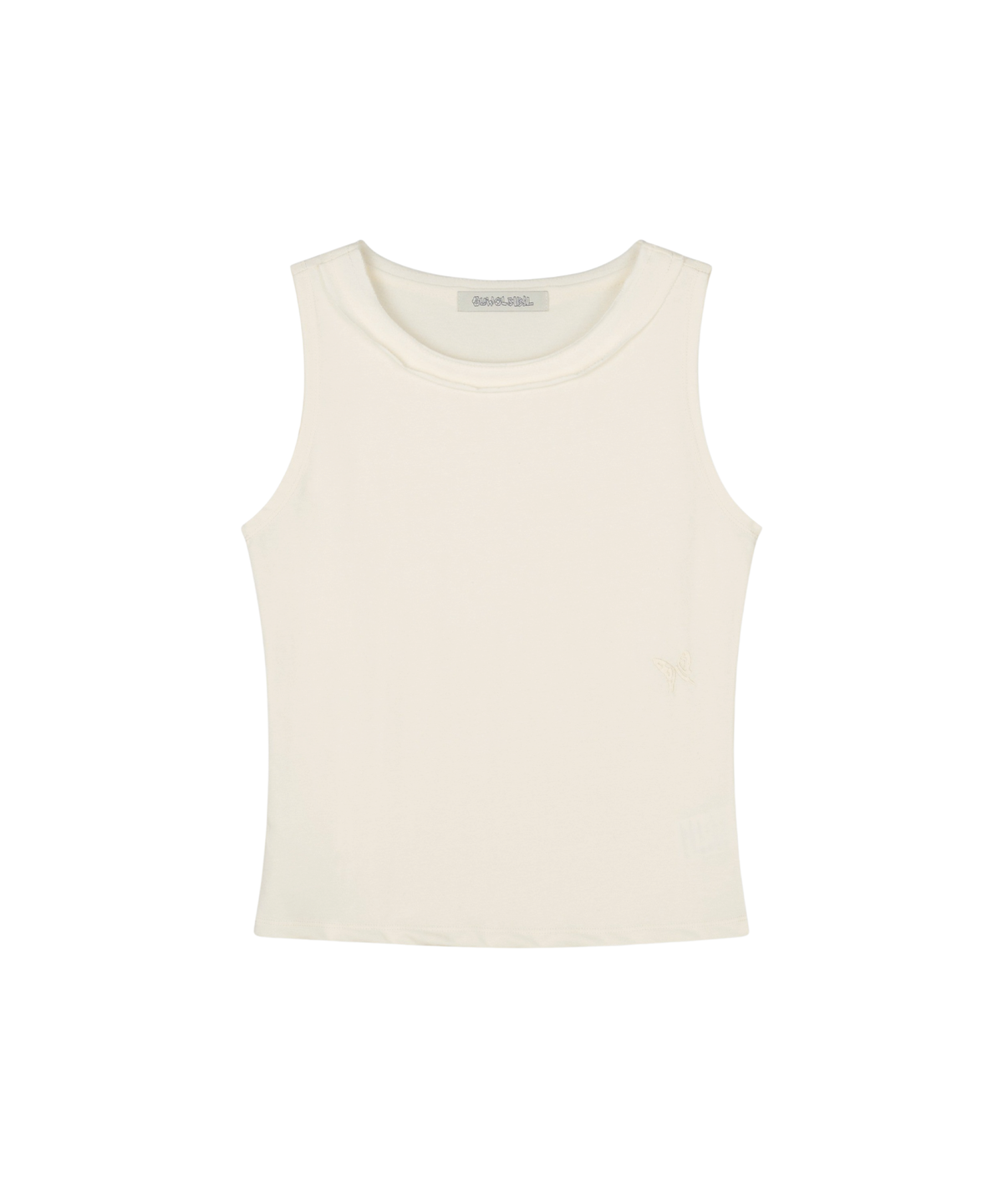 구월십일(GUWOLSIBIL) NECK CUT EDGE SLEEVELESS IVORY