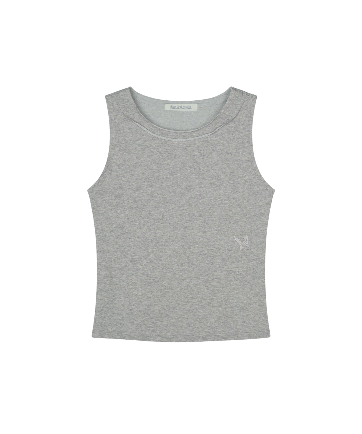 구월십일(GUWOLSIBIL) NECK CUT EDGE SLEEVELESS GREY