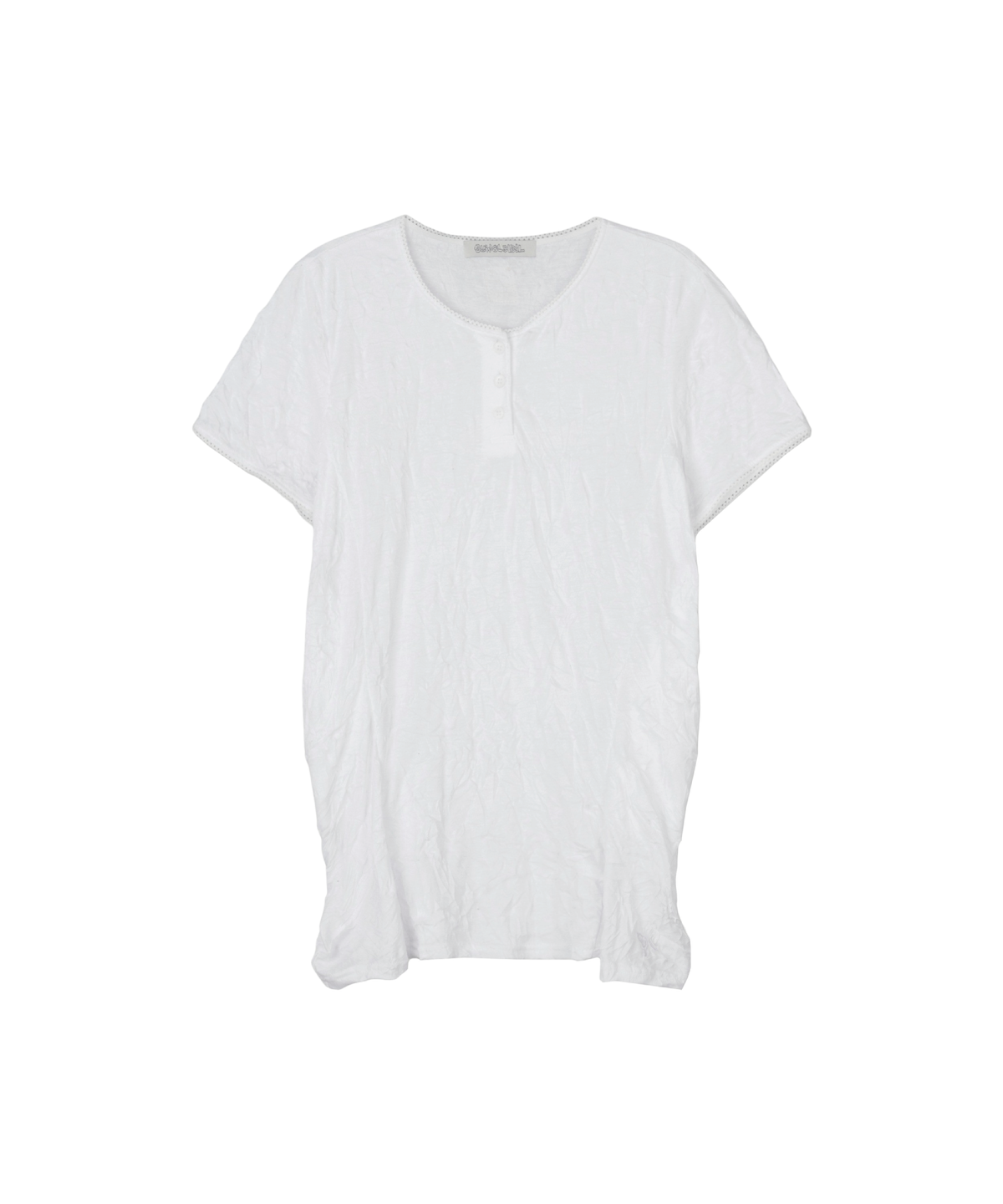 구월십일(GUWOLSIBIL) LACE PUMP CAP SLEEVE TOP WHITE