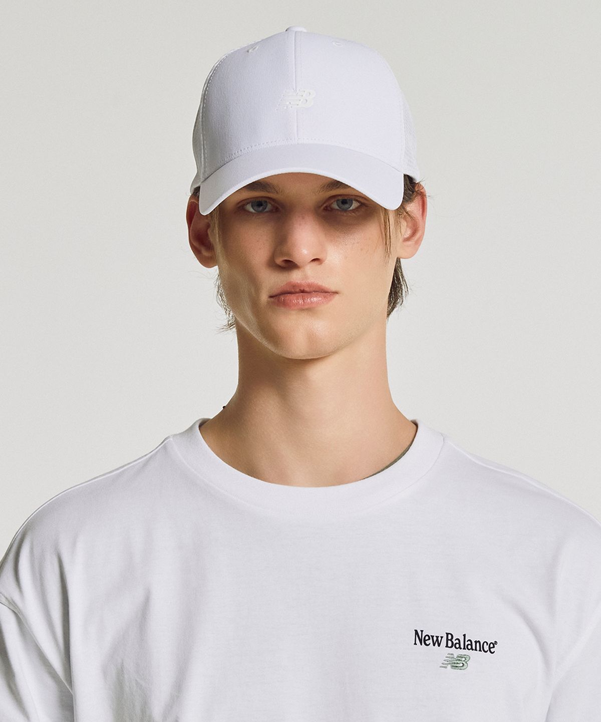 뉴발란스(NEW BALANCE) NBGDGF2202 / FROZEN 메쉬 스트럭쳐 볼캡 (WHITE)
