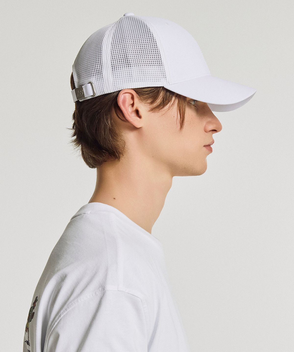 뉴발란스(NEW BALANCE) NBGDGF2202 / FROZEN 메쉬 스트럭쳐 볼캡 (WHITE)