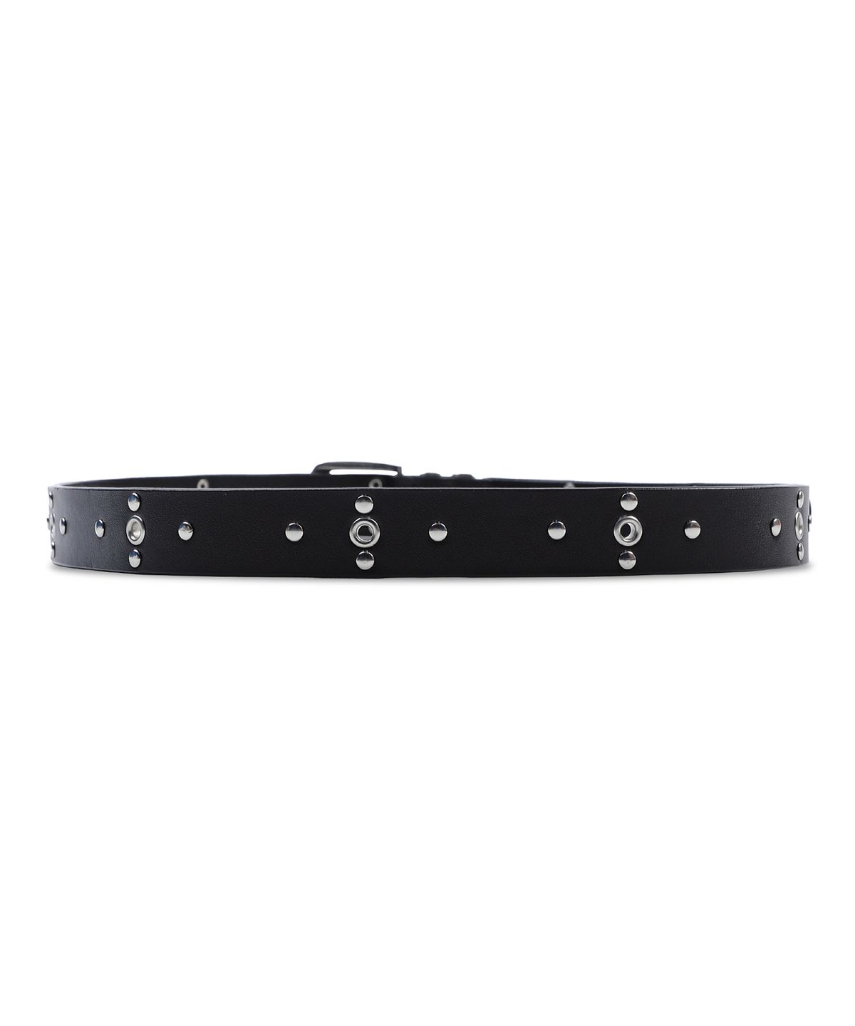 엑스톤즈(XTONZ) XTA115 크로스 스터드 레더 벨트 (BLACK)