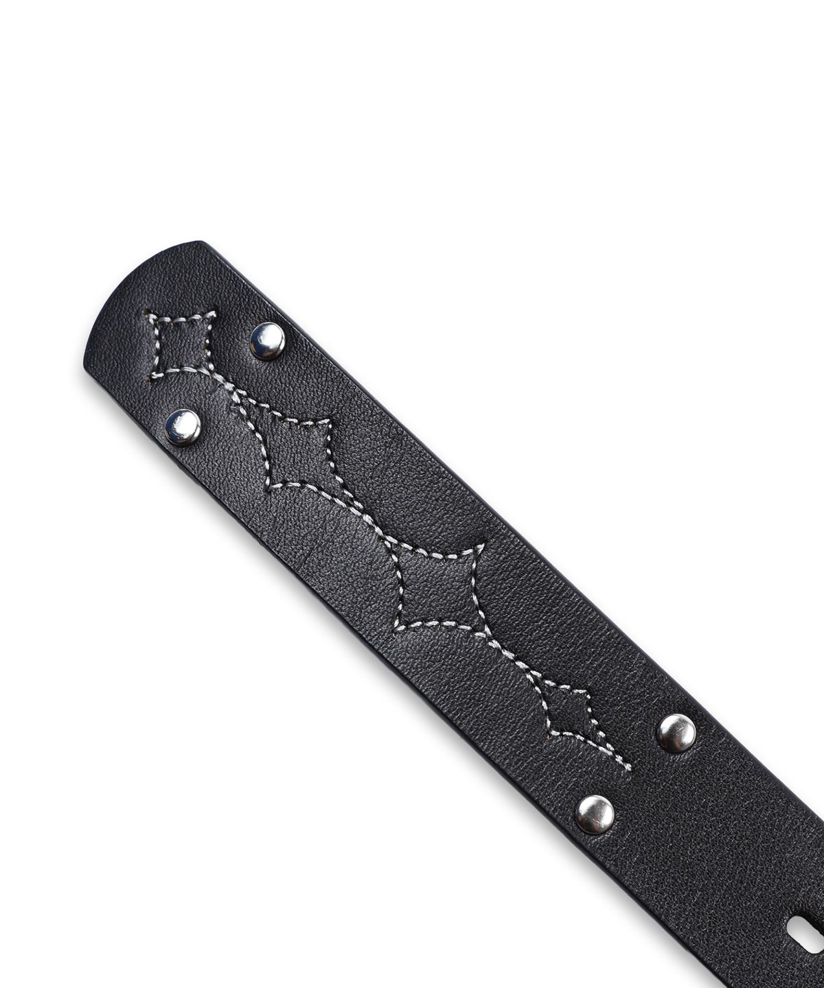 엑스톤즈(XTONZ) XTA115 크로스 스터드 레더 벨트 (BLACK)