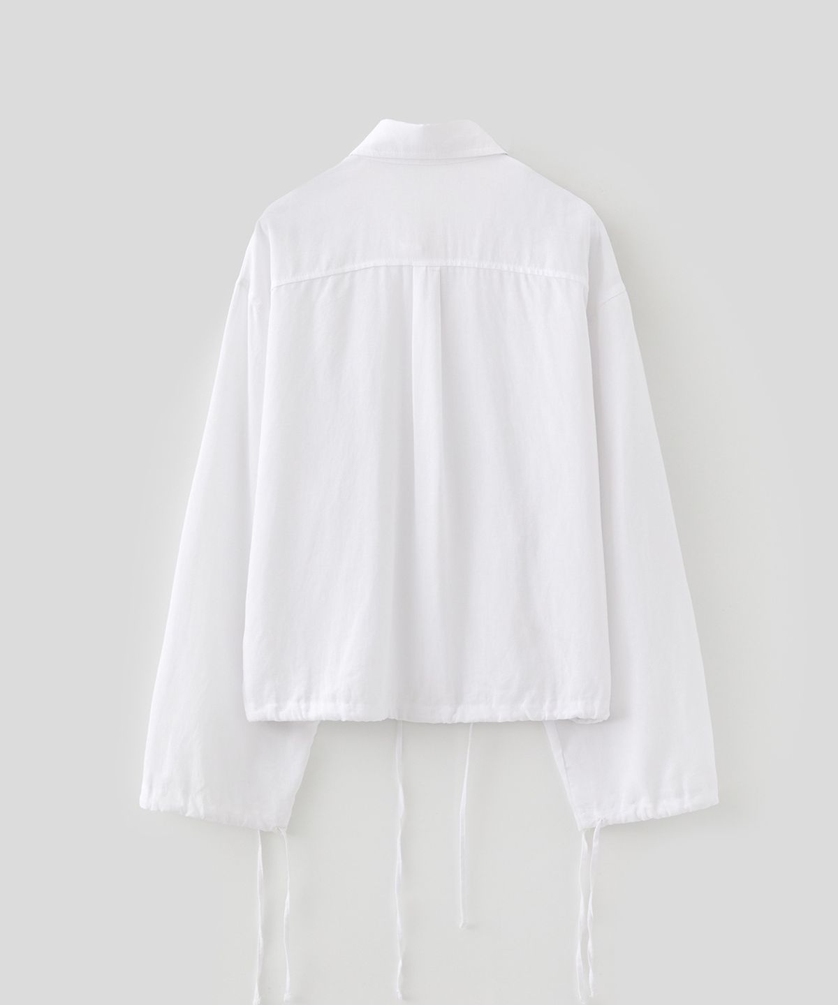 로우넬라인(LOW NELLINE) POSITANO TENCEL LINEN SHIRT_WHITE