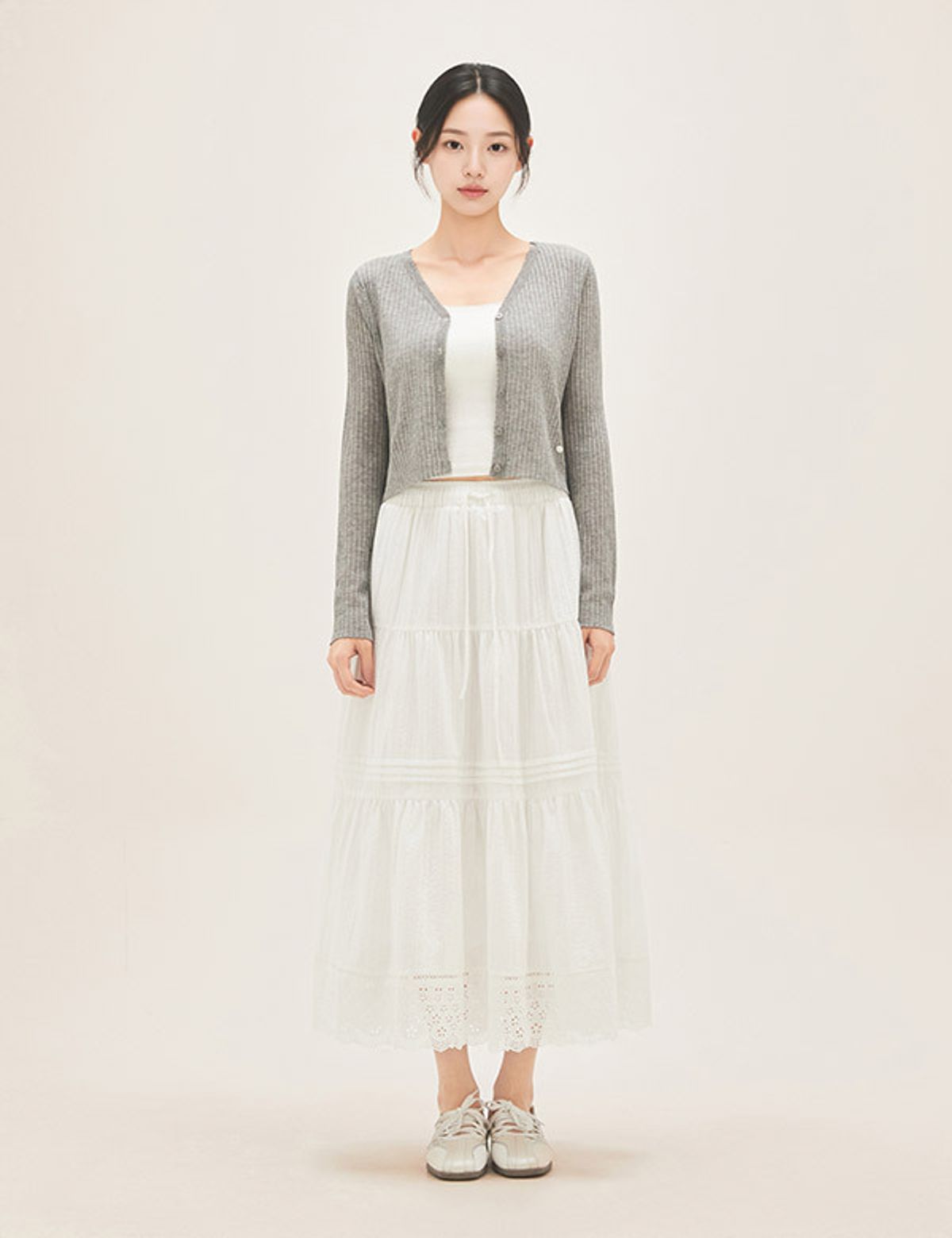 로엠(ROEM) 시스루 긴팔 가디건 RMCKG26R14