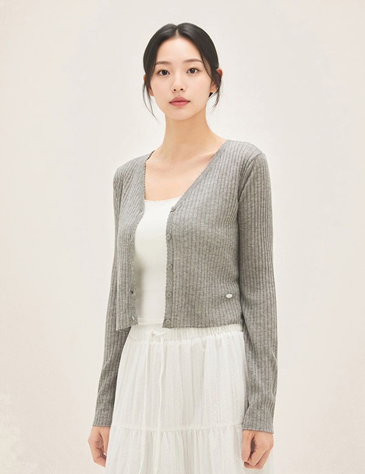 로엠(ROEM) 시스루 긴팔 가디건 RMCKG26R14