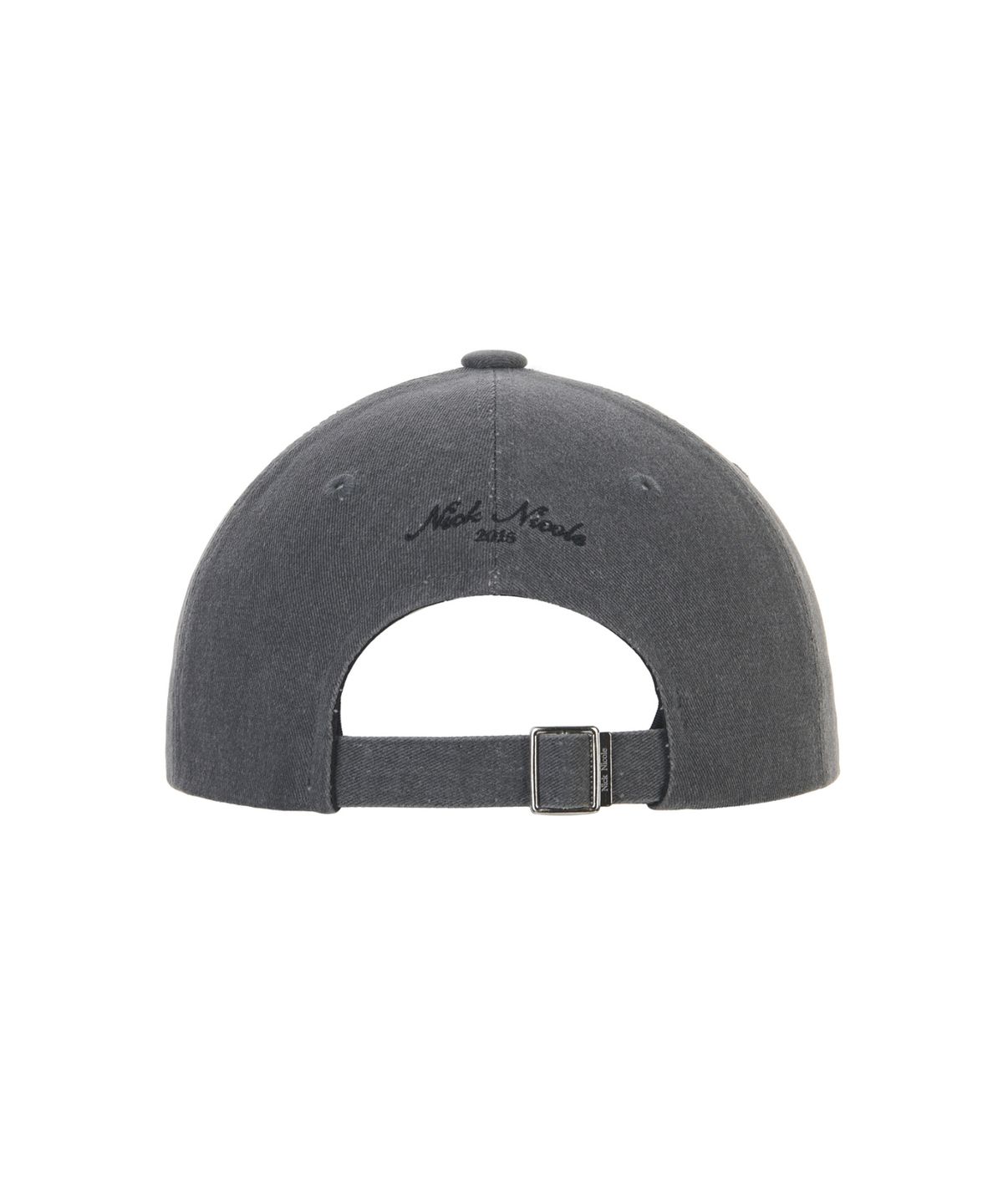 닉앤니콜(NICK&NICOLE) NICOLE LETTERING BALL CAP_DENIM CHARCOAL