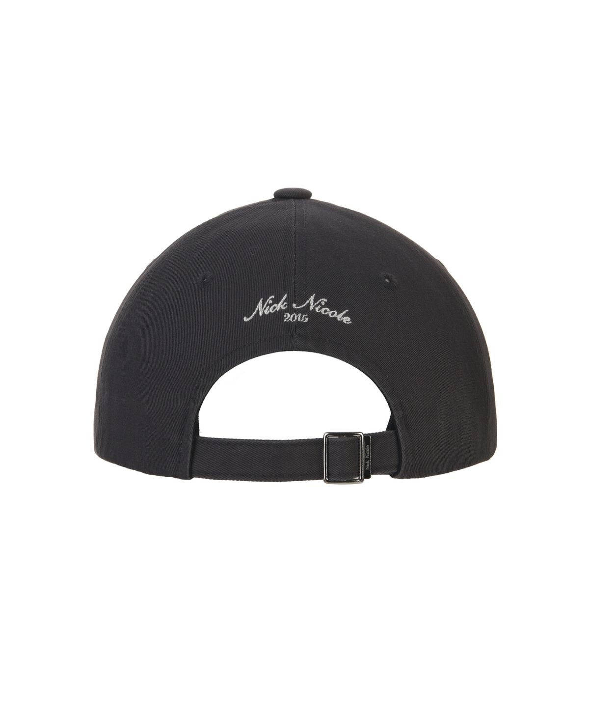 닉앤니콜(NICK&NICOLE) NICOLE LETTERING BALL CAP_CHARCOAL