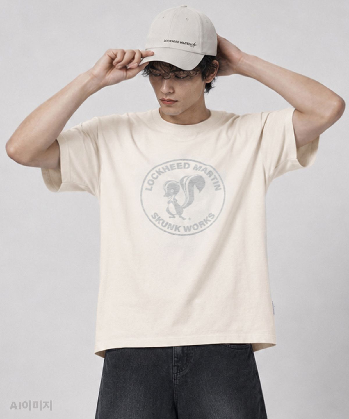 록히드마틴(LOCKHEED MARTIN) LM SKUNK WORKS SECRET LOGO TEE(L41UTS121CRM)