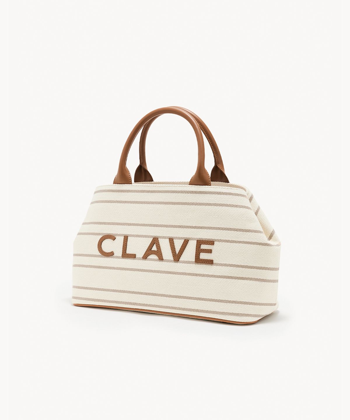 끌라베(CLAVE) 엘레나 베이지 토트백 (ELENA Beige Tote Bag)