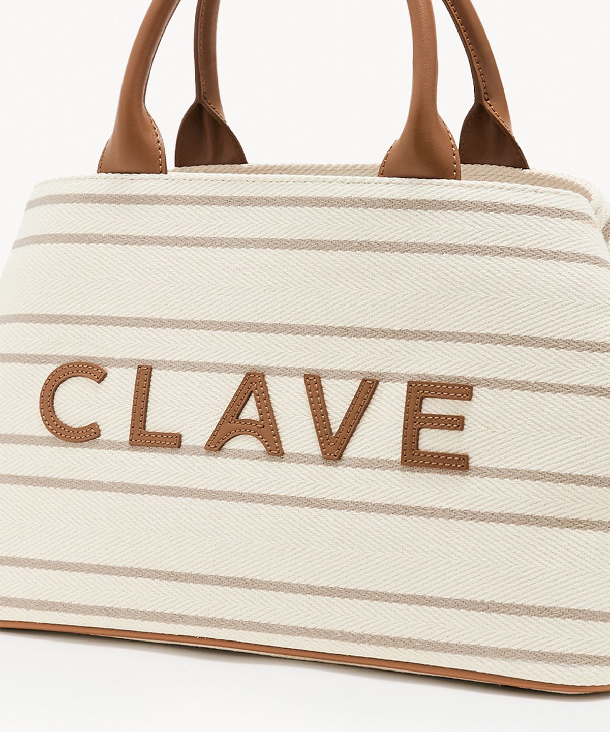 끌라베(CLAVE) 엘레나 베이지 토트백 (ELENA Beige Tote Bag)