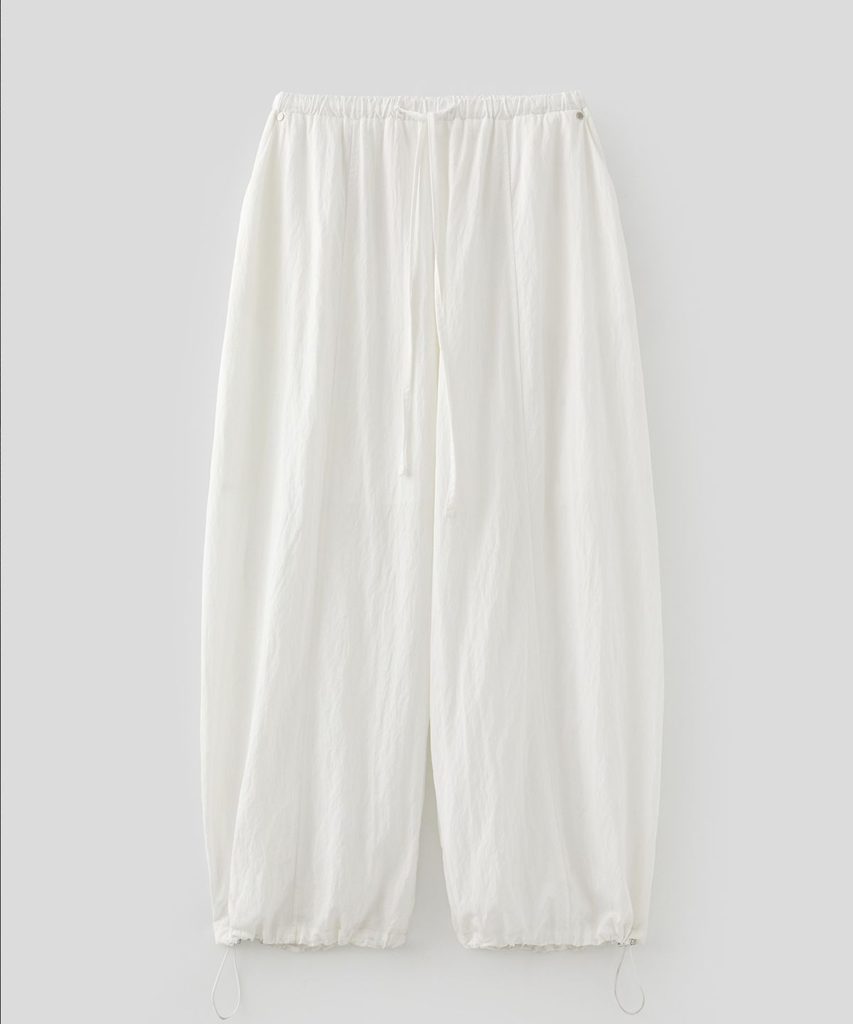 로우넬라인(LOW NELLINE) ELIE MAC CURVED PANTS_WHITE