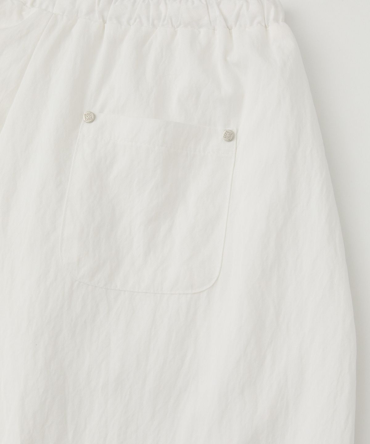 로우넬라인(LOW NELLINE) ELIE MAC CURVED PANTS_WHITE
