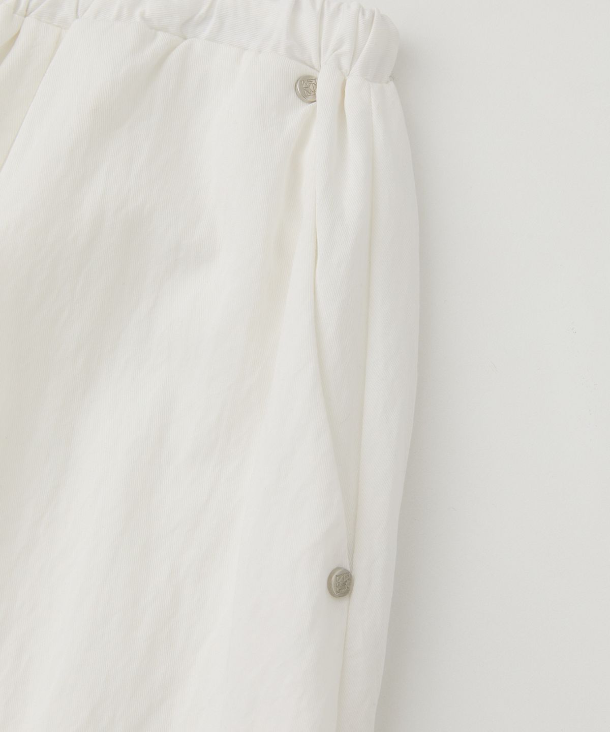 로우넬라인(LOW NELLINE) ELIE MAC CURVED PANTS_WHITE