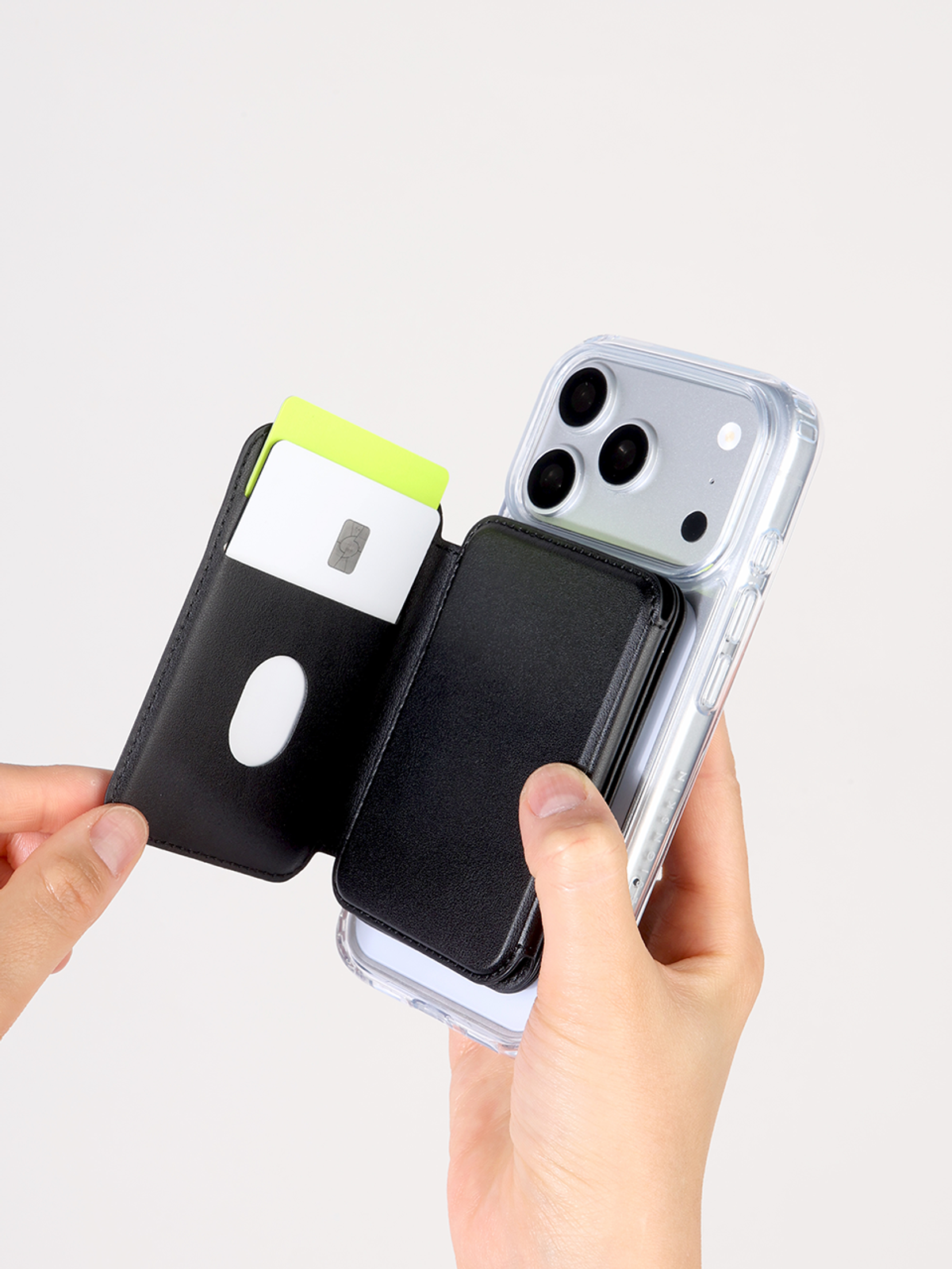 디자인스킨(DESIGNSKIN) 맥세이프 미러 스탠드 폴딩 월렛