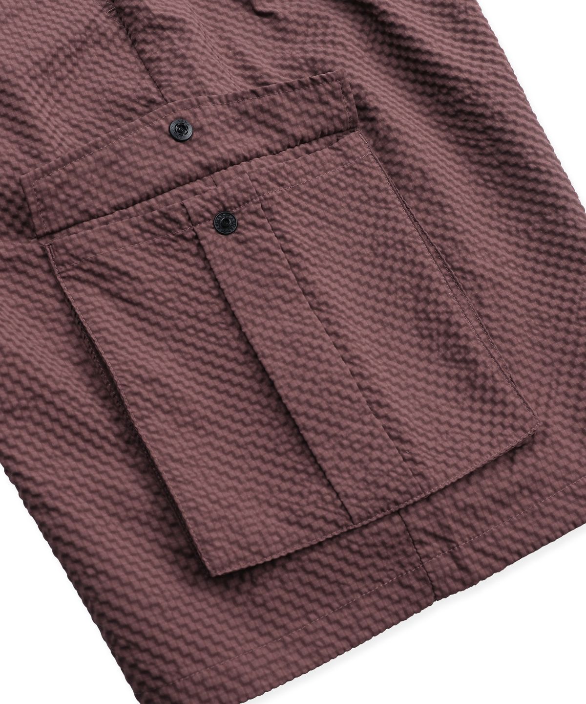 엑스톤즈(XTONZ) XP333 체크 링클 카고 버뮤다 팬츠 (BURGUNDY)