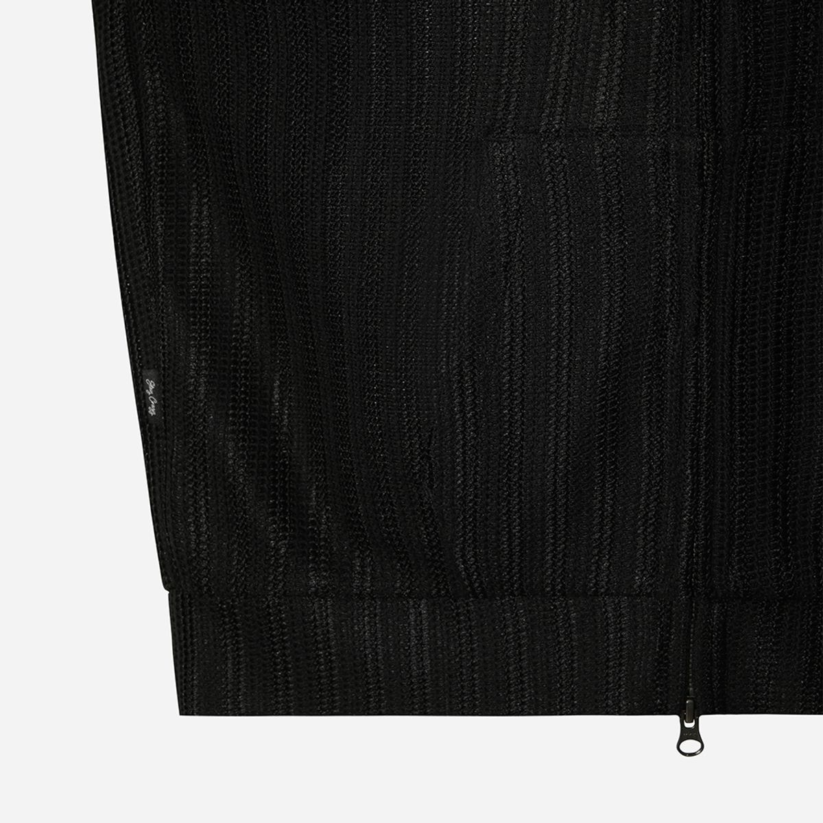 디오디(DOD) 크로쉐 후드집업(BLACK)