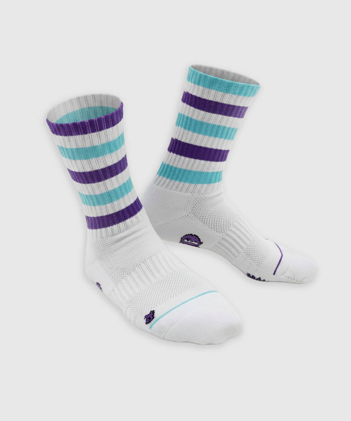 오드삭스(ODDSOCKS) [4PACK]스트라이프 스포츠 크루 삭스